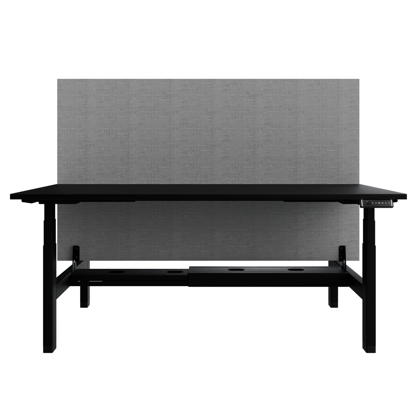 Bureau TELDRA Pro Team | 1600-1800 mm, réglable en hauteur électriquement, noir