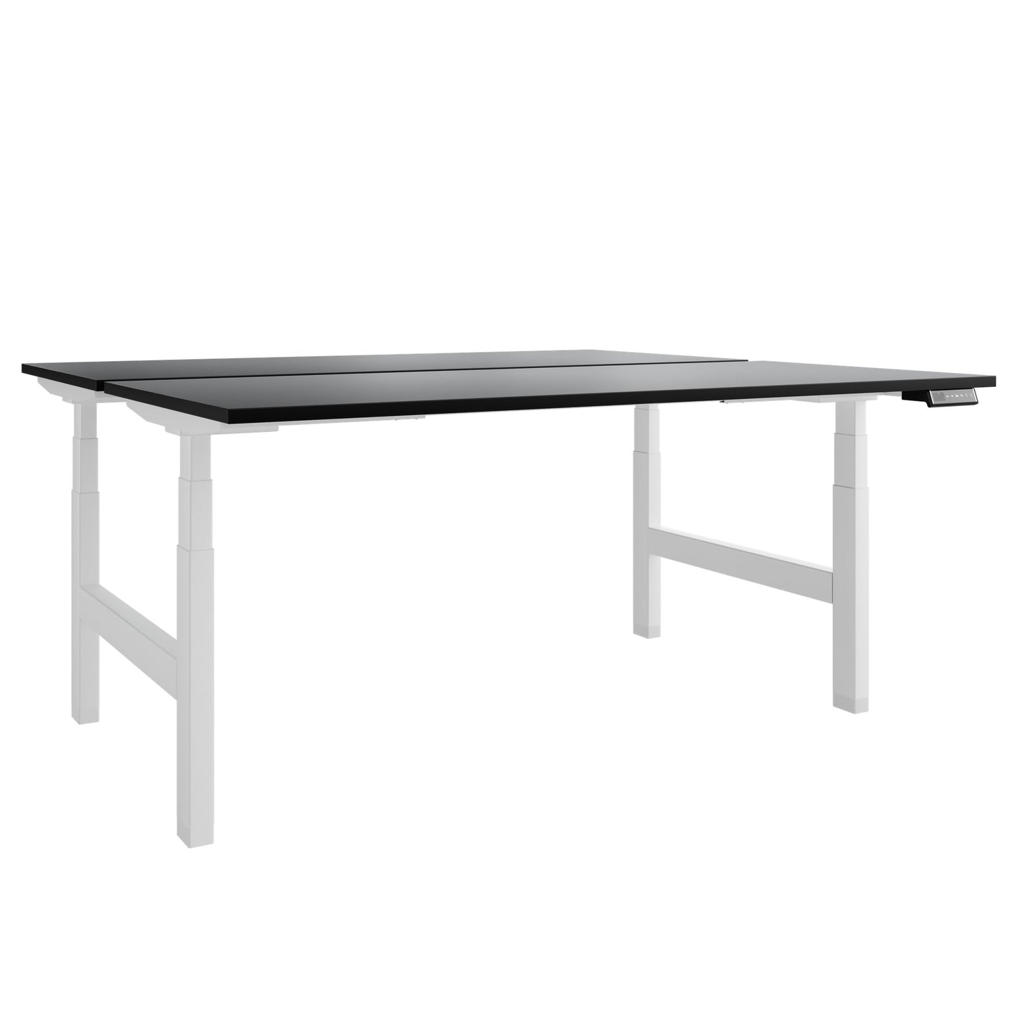 Bureau TELDRA Pro Team | 1600-1800 mm, réglable en hauteur électriquement, noir