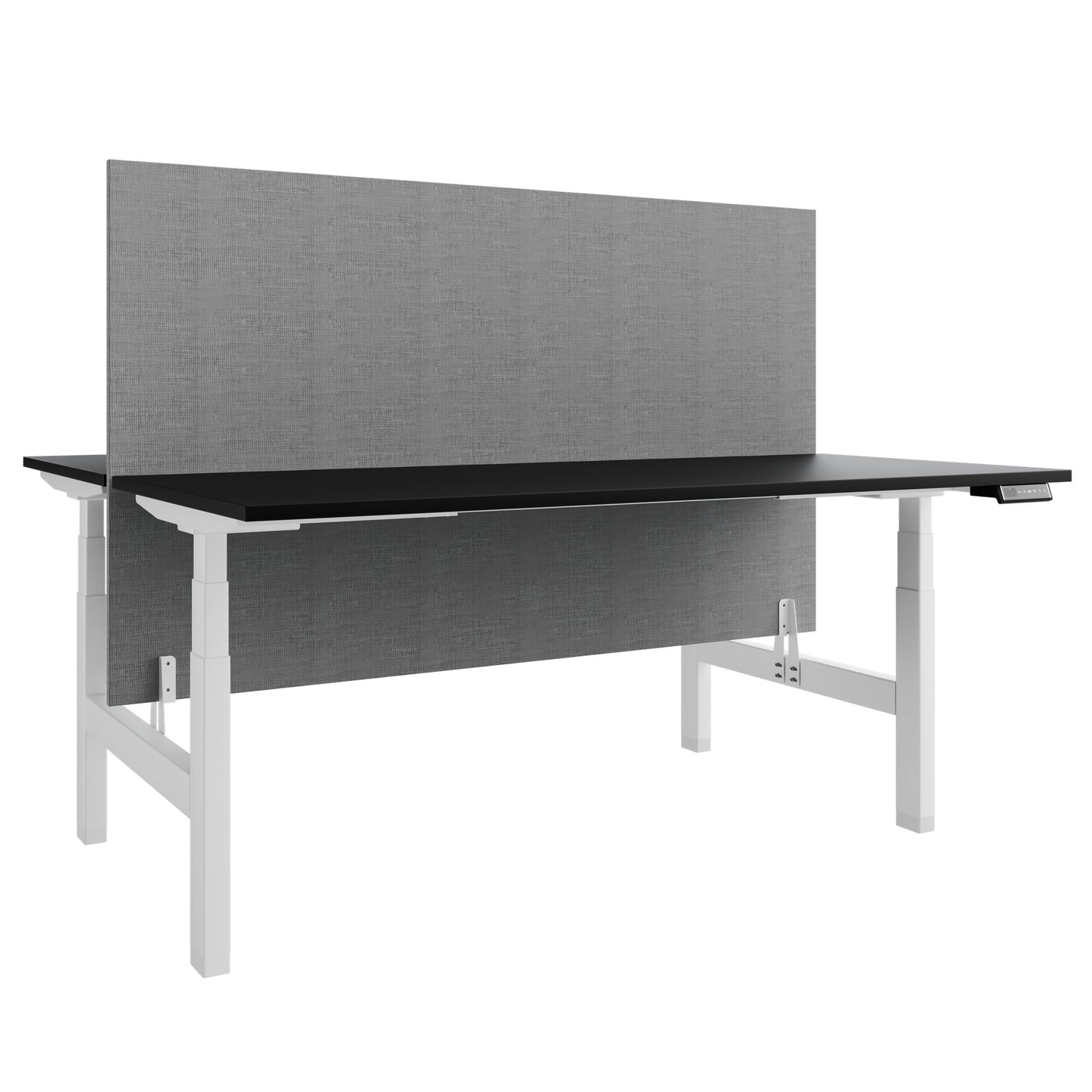 Bureau TELDRA Pro Team | 1600-1800 mm, réglable en hauteur électriquement, noir