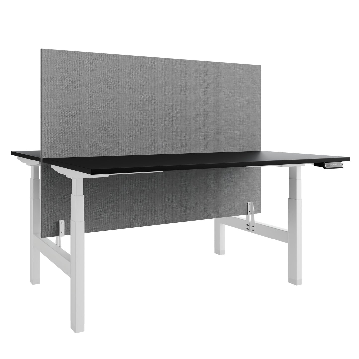 Bureau TELDRA Pro Team | 1600-1800 mm, réglable en hauteur électriquement, noir