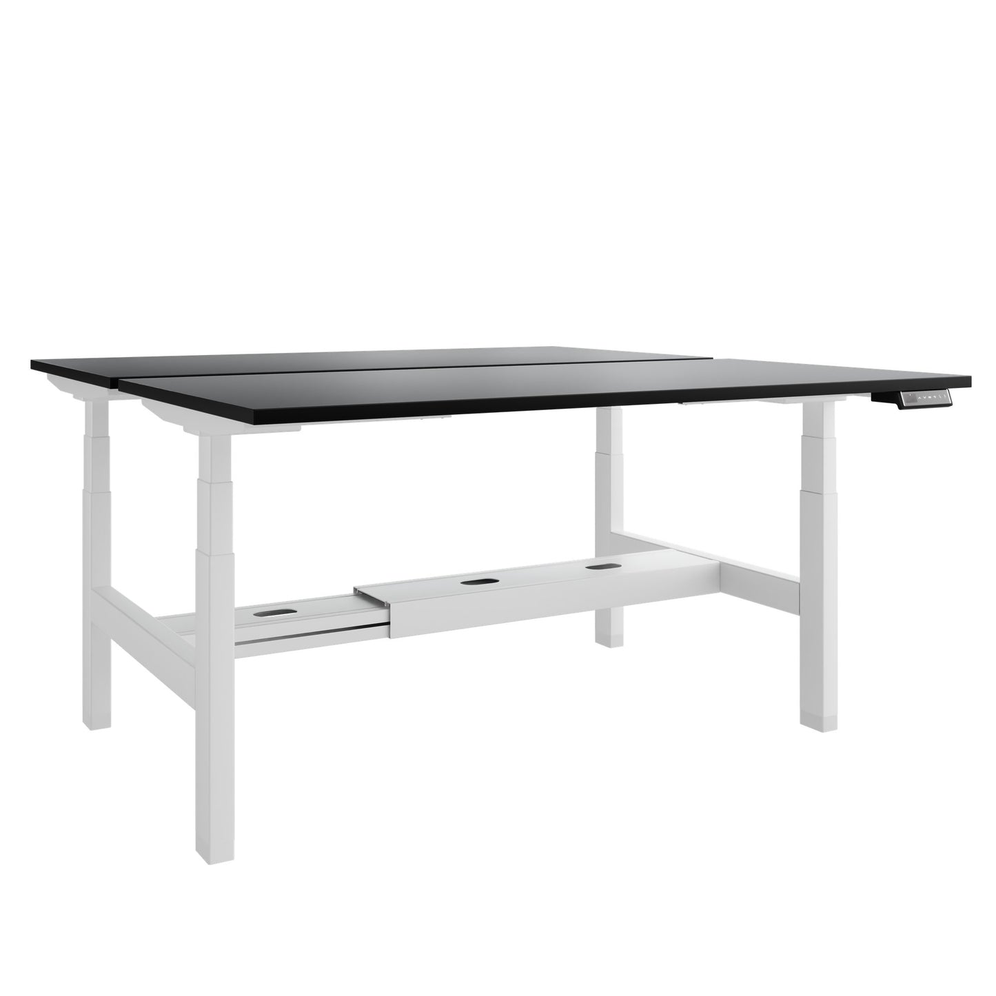 Bureau TELDRA Pro Team | 1600-1800 mm, réglable en hauteur électriquement, noir