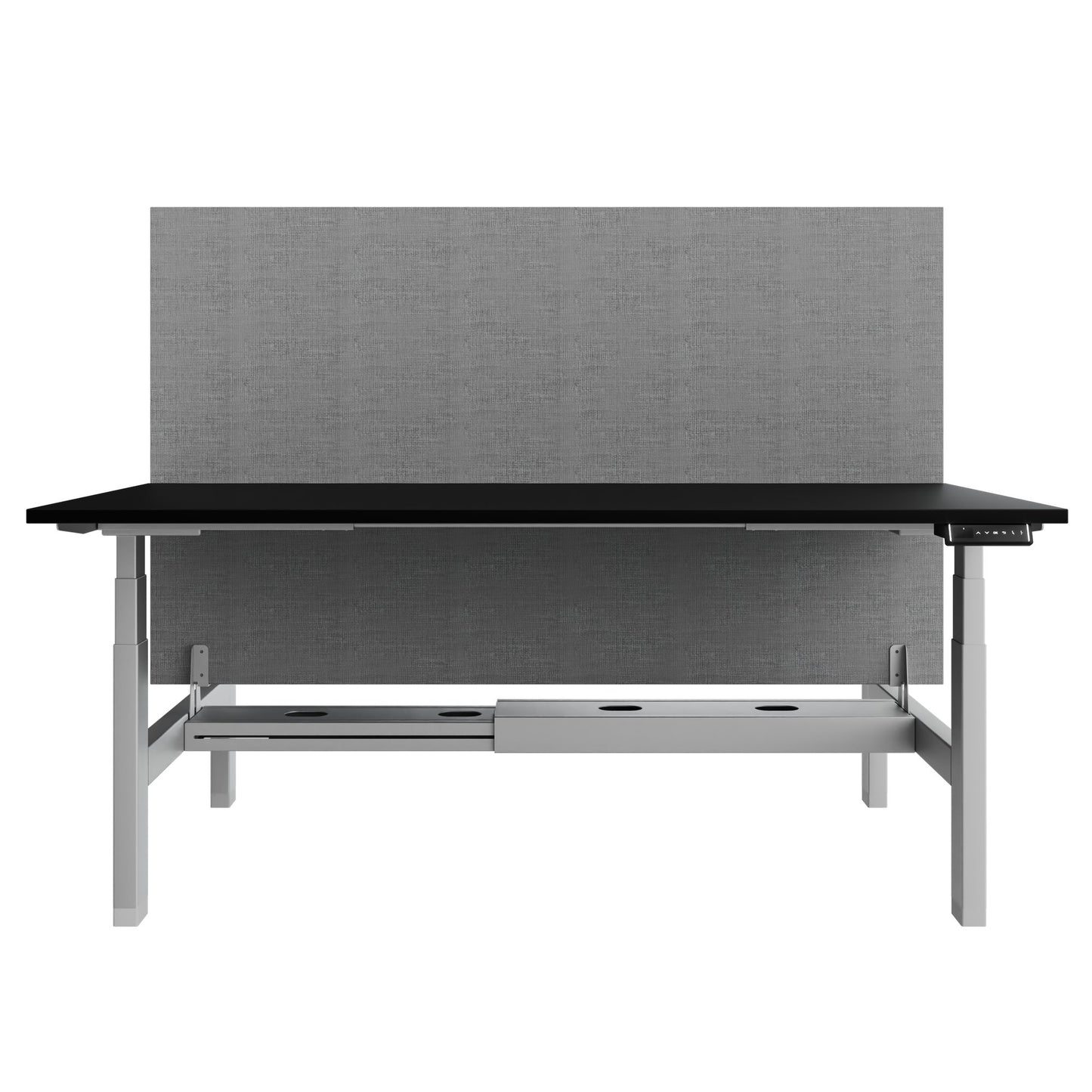Bureau TELDRA Pro Team | 1600-1800 mm, réglable en hauteur électriquement, noir
