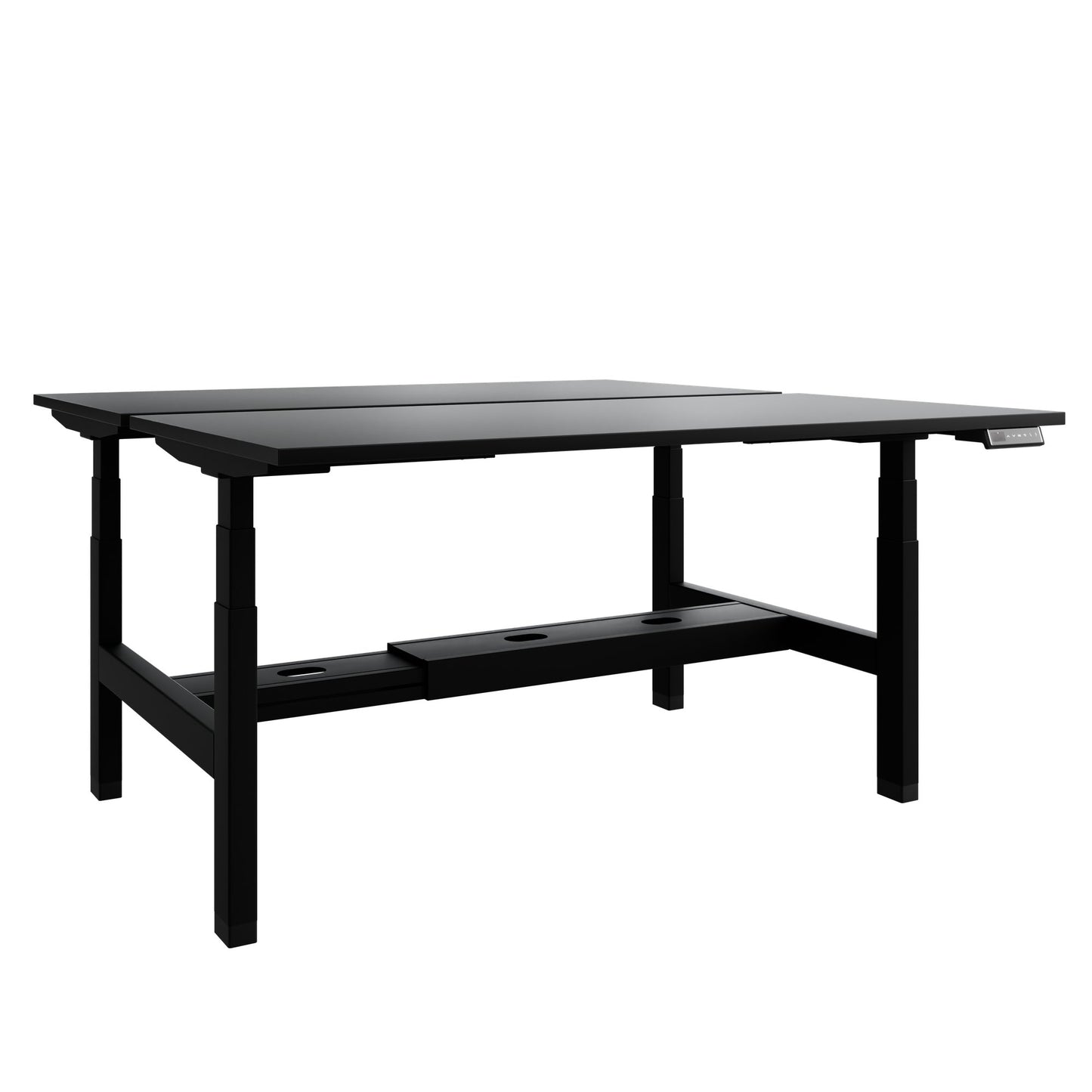 Bureau TELDRA Pro Team | 1600-1800 mm, réglable en hauteur électriquement, noir