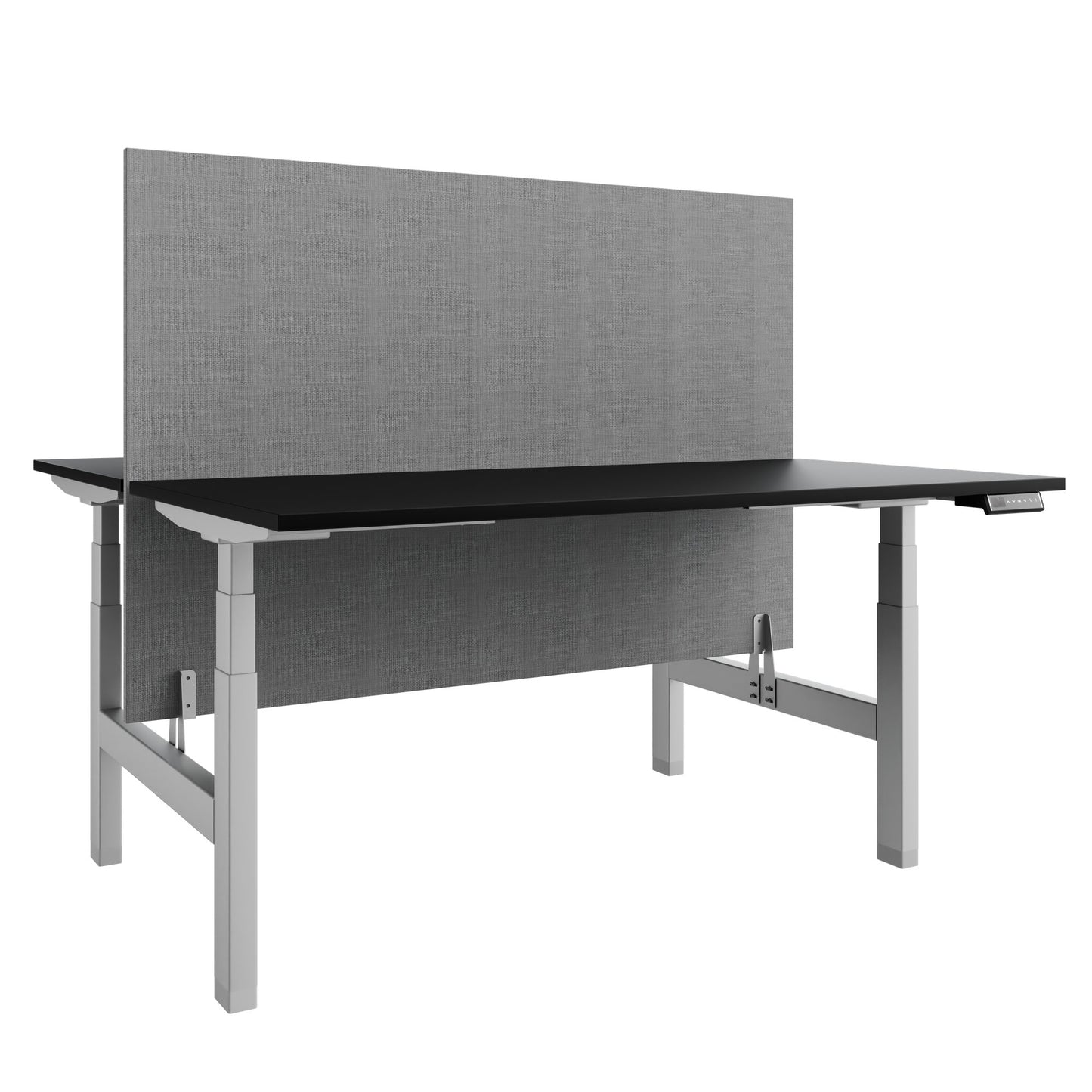 Bureau TELDRA Pro Team | 1600-1800 mm, réglable en hauteur électriquement, noir