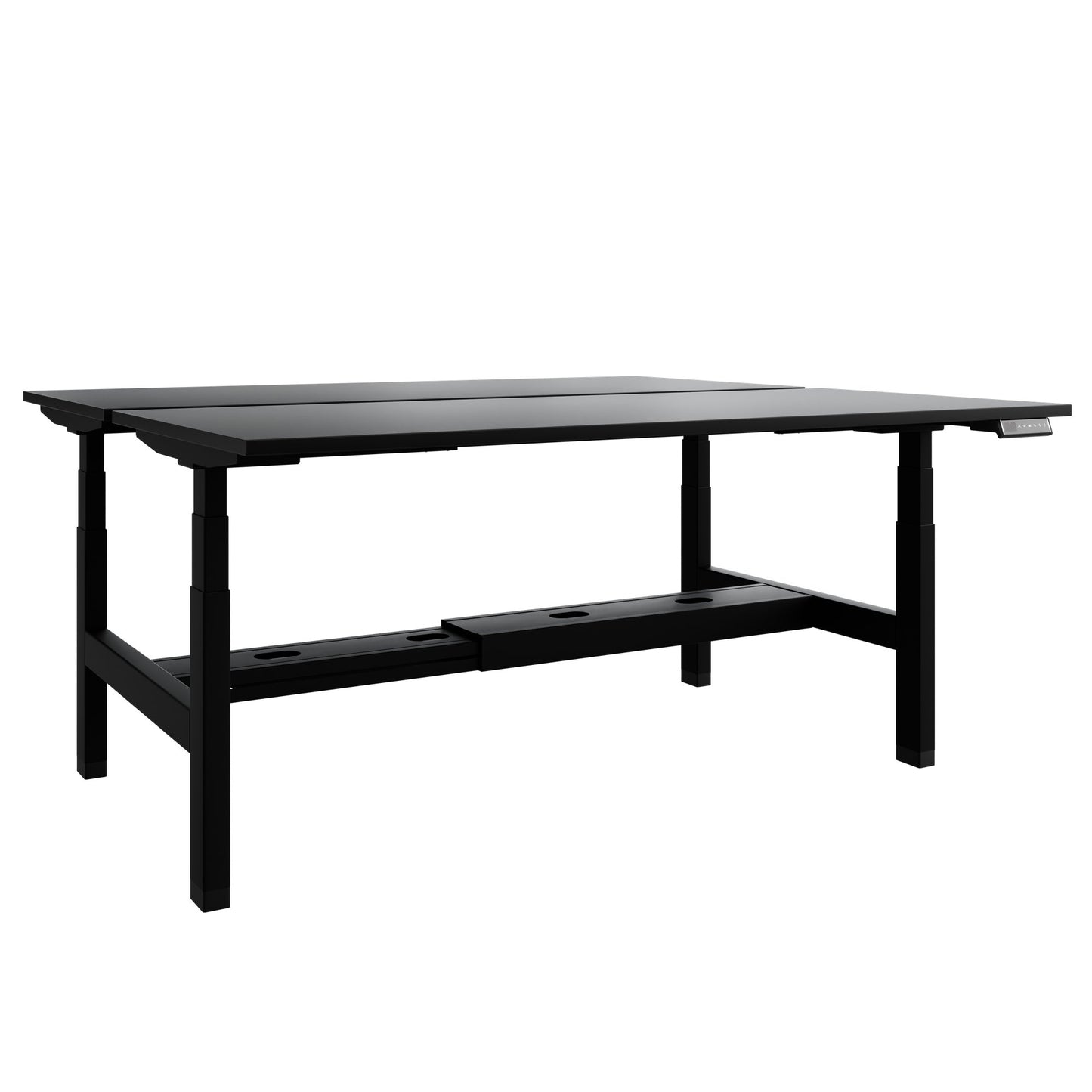 Bureau TELDRA Pro Team | 1600-1800 mm, réglable en hauteur électriquement, noir