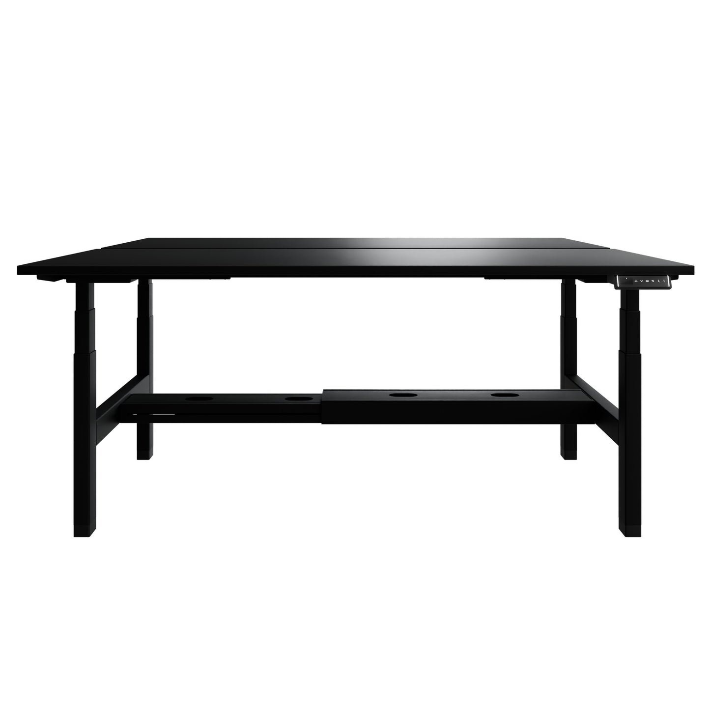 Bureau TELDRA Pro Team | 1600-1800 mm, réglable en hauteur électriquement, noir