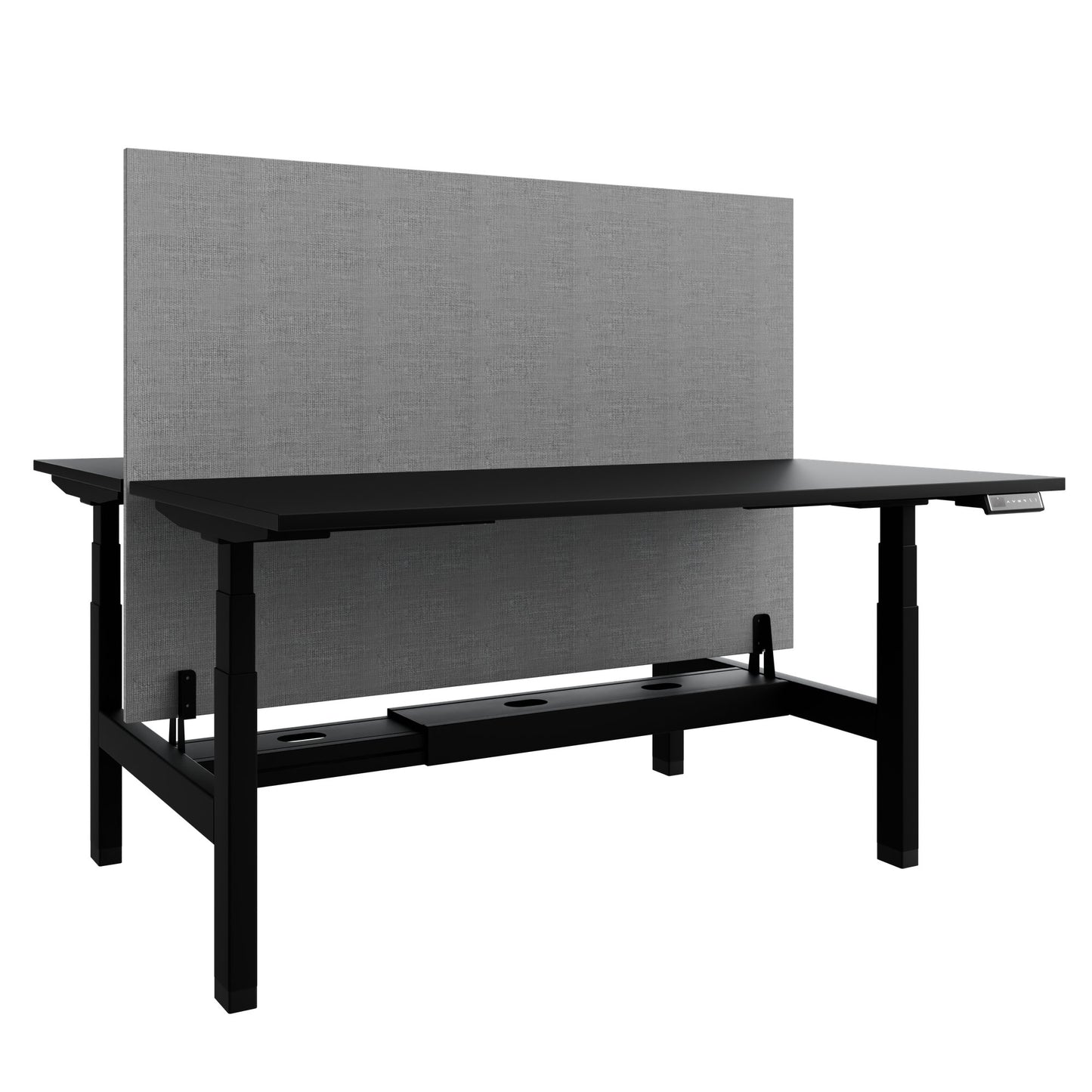 Bureau TELDRA Pro Team | 1600-1800 mm, réglable en hauteur électriquement, noir