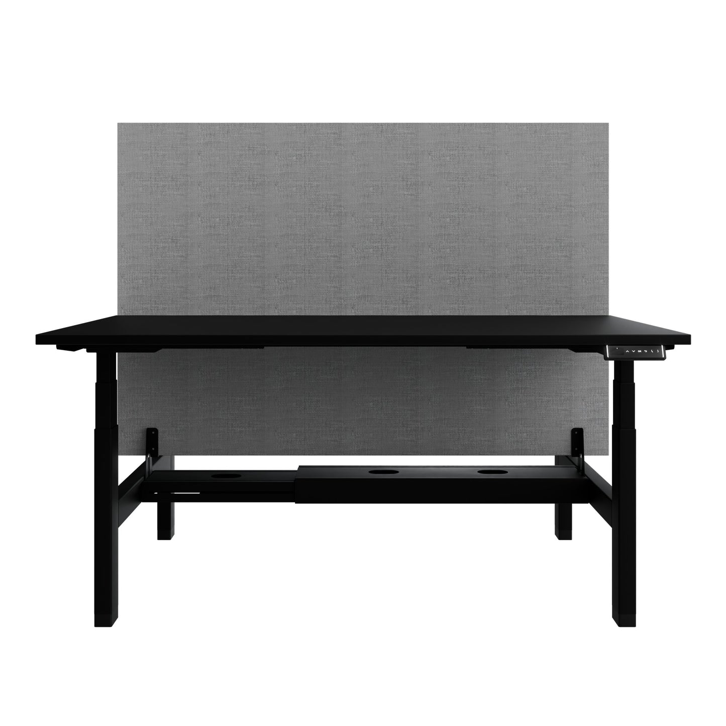 Bureau TELDRA Pro Team | 1600-1800 mm, réglable en hauteur électriquement, noir