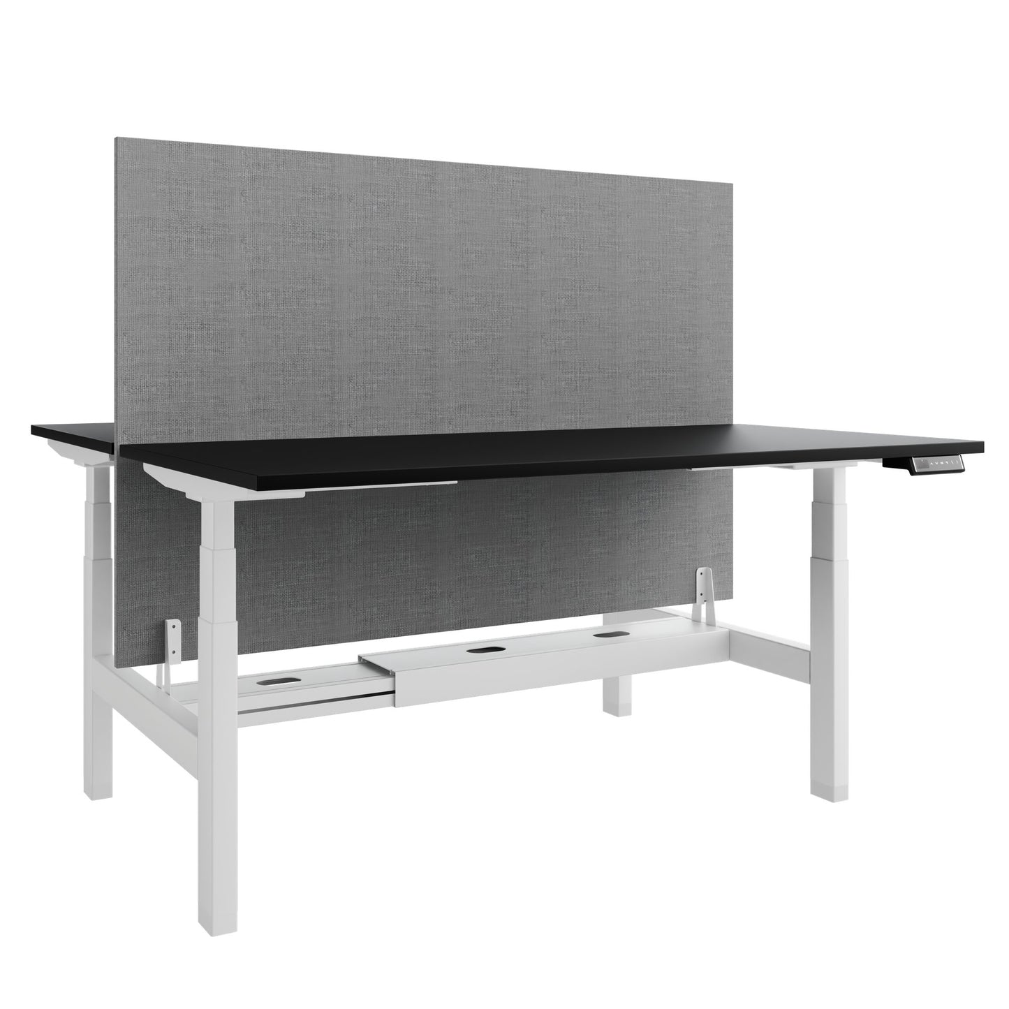 Bureau TELDRA Pro Team | 1600-1800 mm, réglable en hauteur électriquement, noir