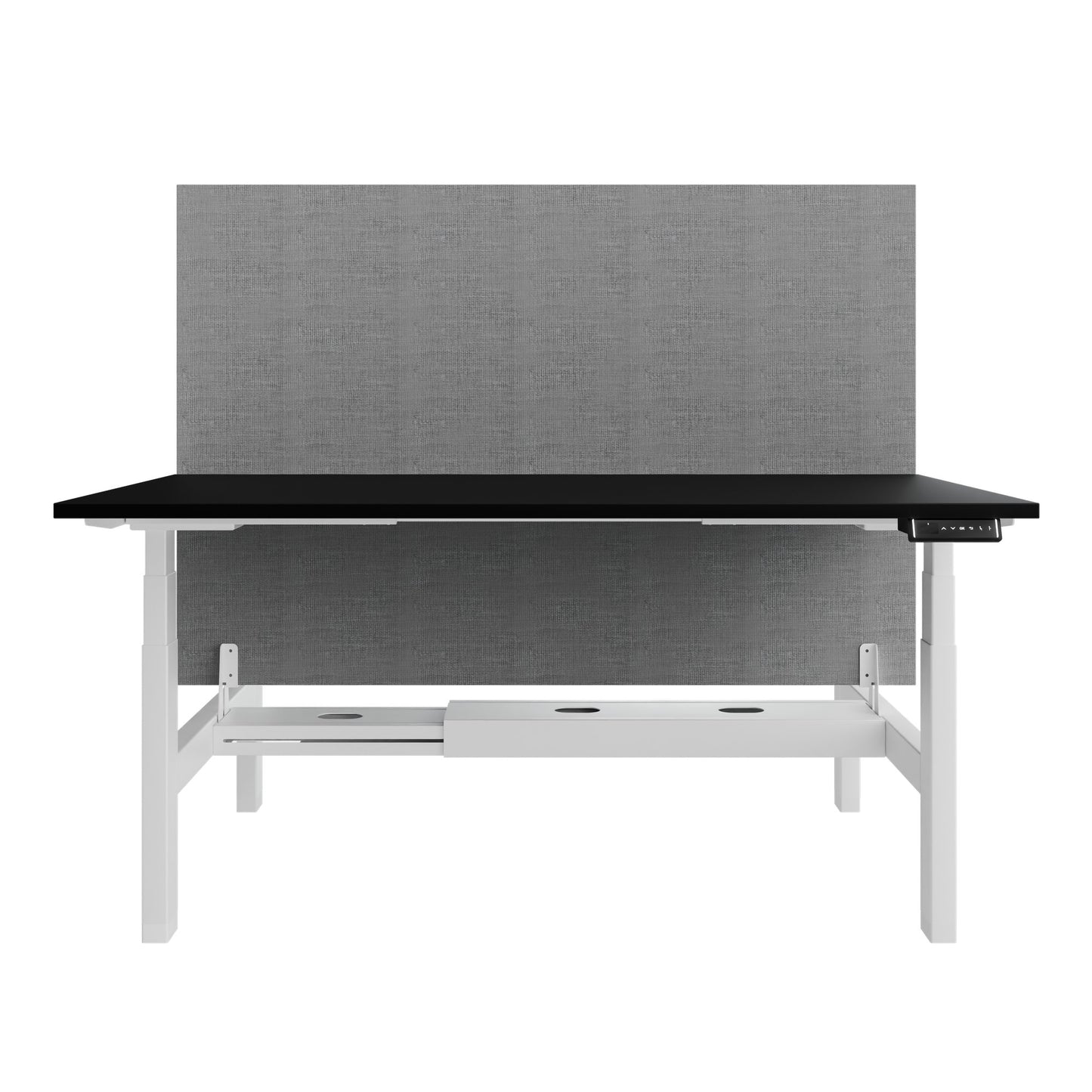 Bureau TELDRA Pro Team | 1600-1800 mm, réglable en hauteur électriquement, noir