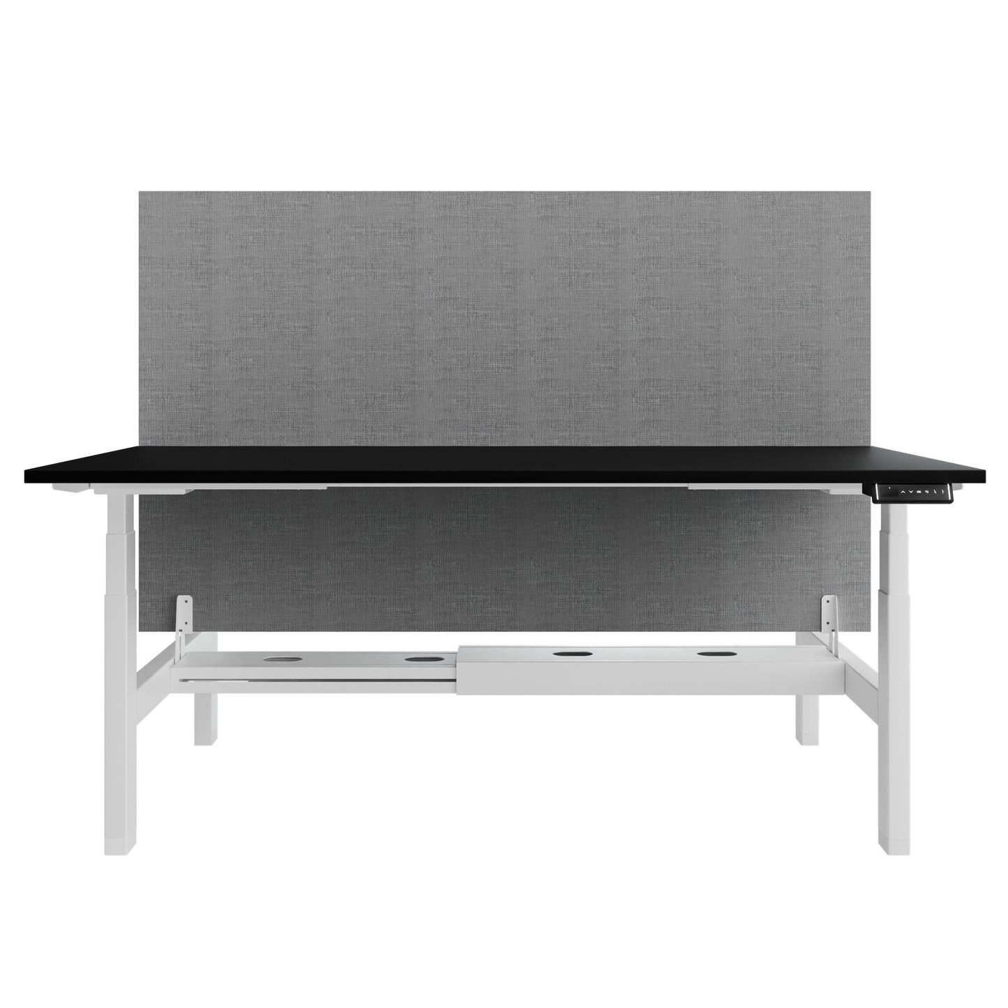 Bureau TELDRA Pro Team | 1600-1800 mm, réglable en hauteur électriquement, noir