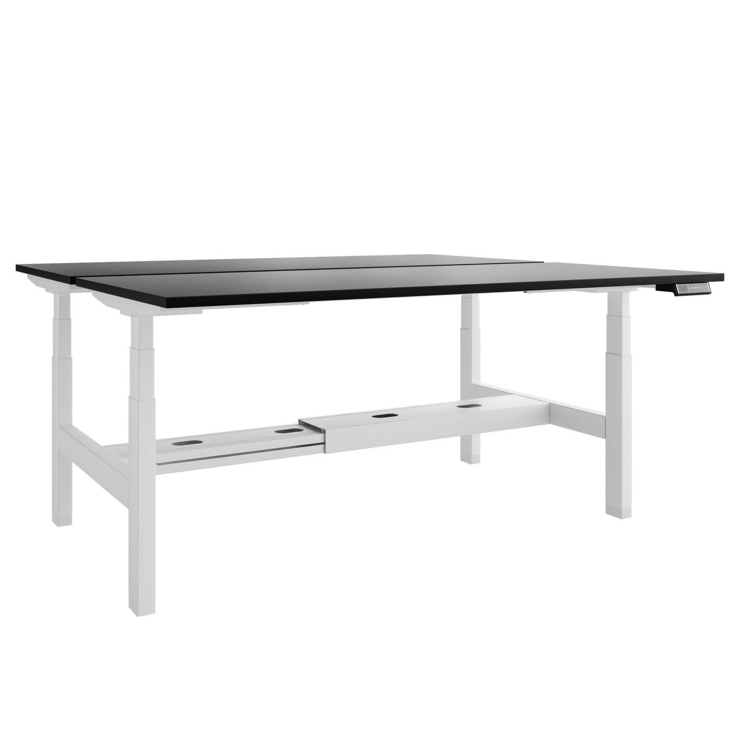 Bureau TELDRA Pro Team | 1600-1800 mm, réglable en hauteur électriquement, noir