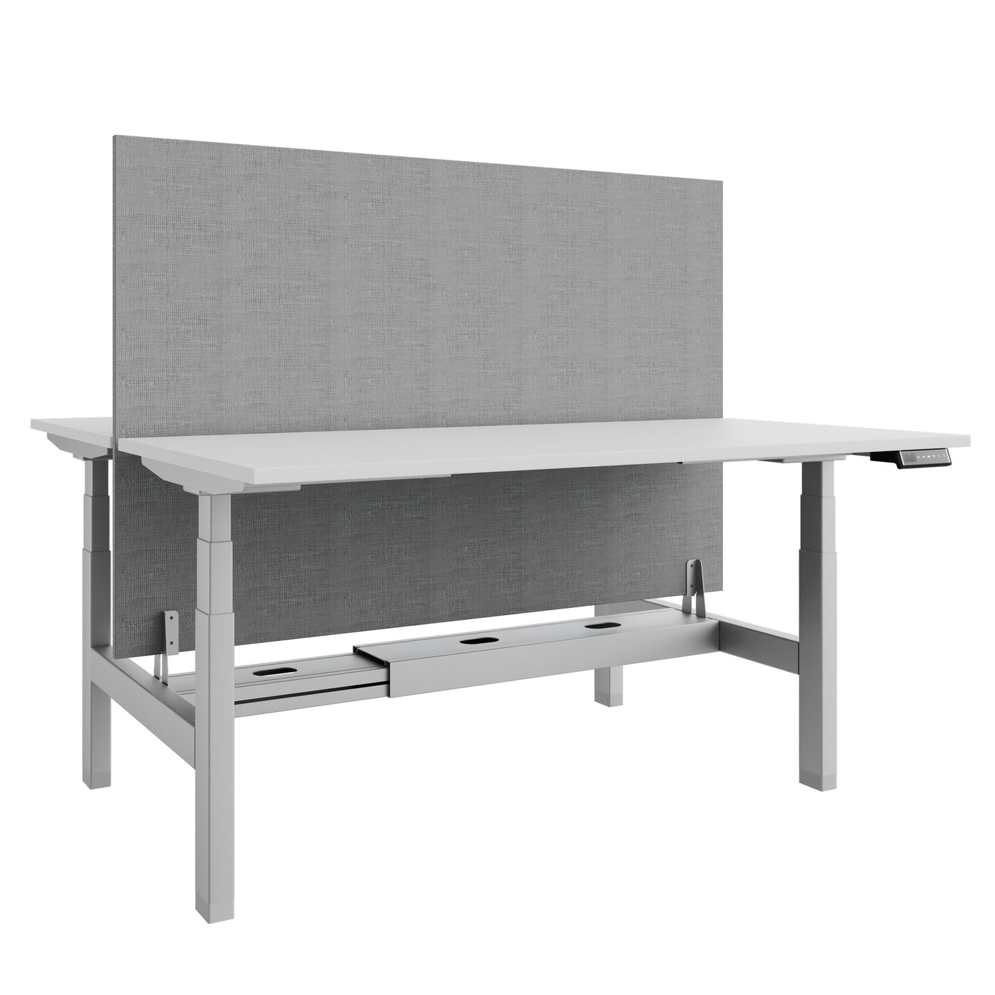 Bureau TELDRA Pro Team | 1600-1800 mm, réglable en hauteur électriquement, blanc
