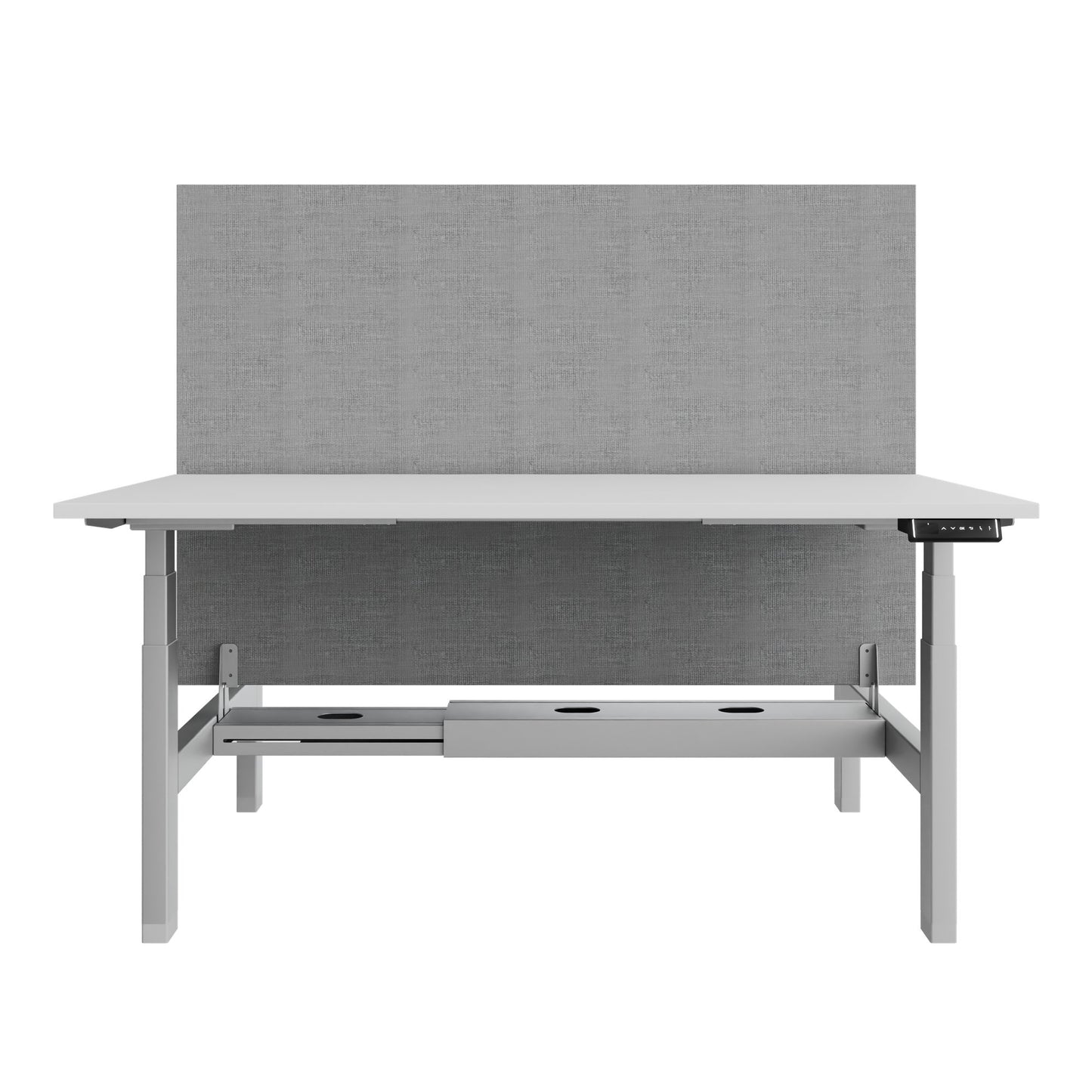 Bureau TELDRA Pro Team | 1600-1800 mm, réglable en hauteur électriquement, blanc