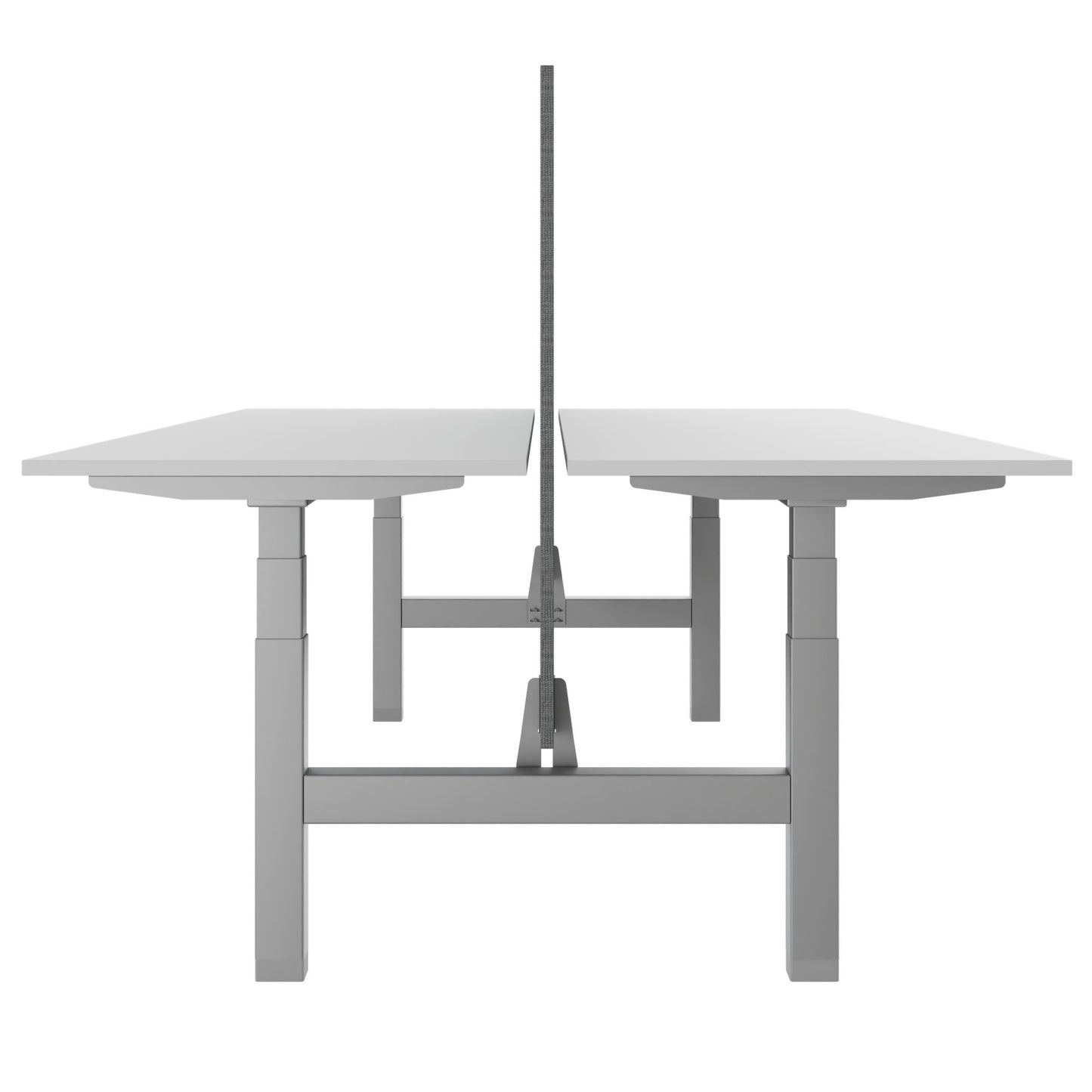 Bureau TELDRA Pro Team | 1600-1800 mm, réglable en hauteur électriquement, blanc