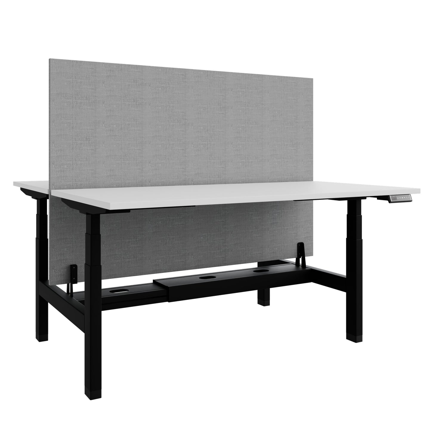 Bureau TELDRA Pro Team | 1600-1800 mm, réglable en hauteur électriquement, blanc