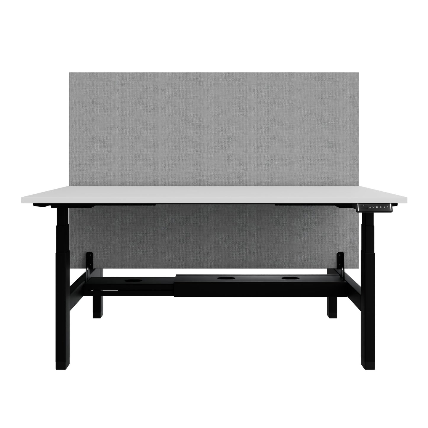 Bureau TELDRA Pro Team | 1600-1800 mm, réglable en hauteur électriquement, blanc