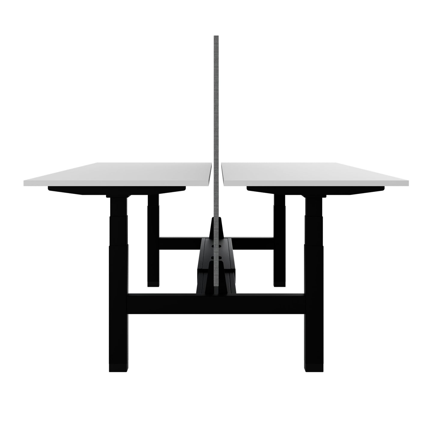 Bureau TELDRA Pro Team | 1600-1800 mm, réglable en hauteur électriquement, blanc