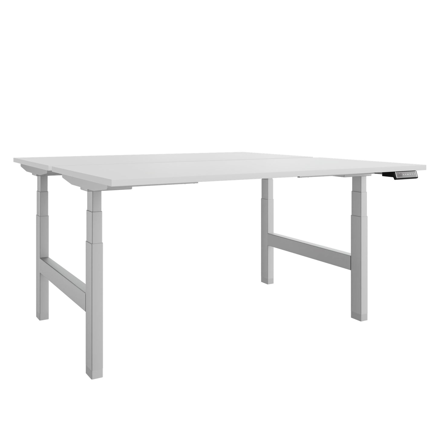 Bureau TELDRA Pro Team | 1600-1800 mm, réglable en hauteur électriquement, blanc