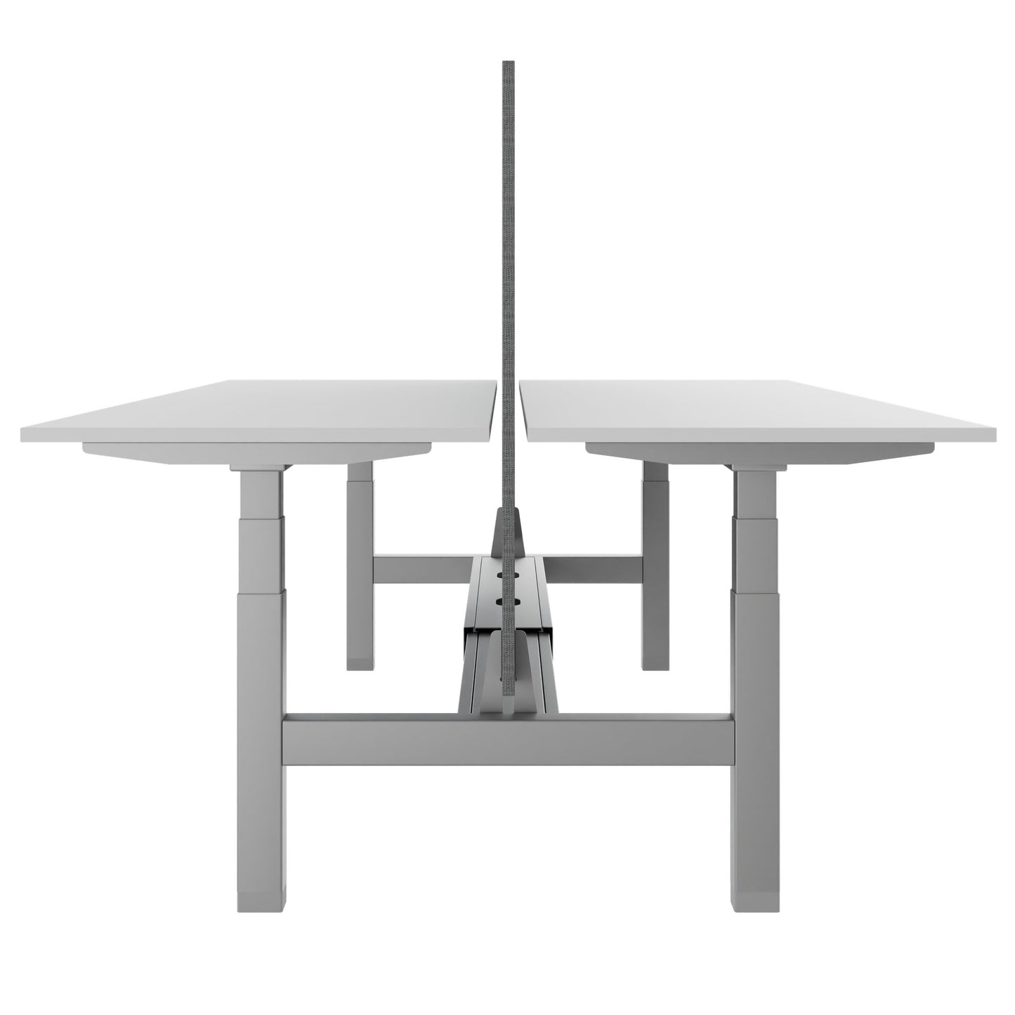 Bureau TELDRA Pro Team | 1600-1800 mm, réglable en hauteur électriquement, blanc