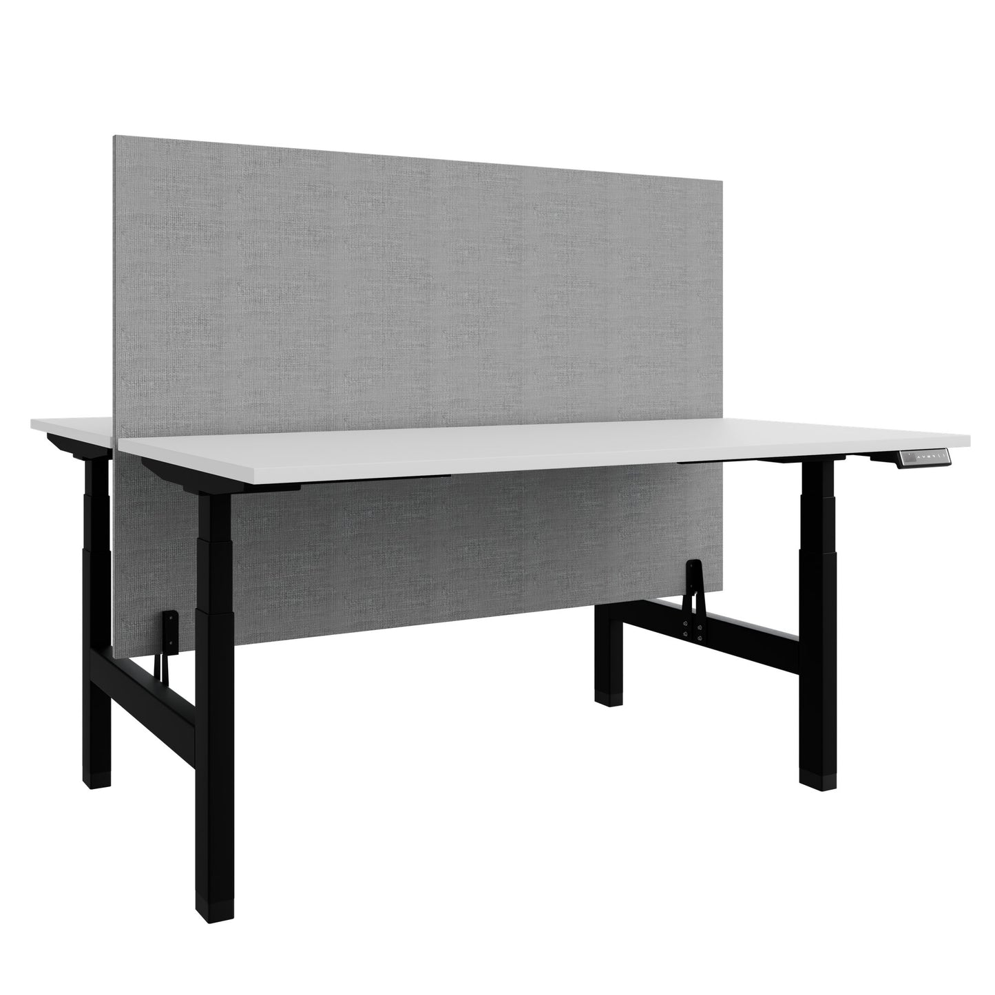Bureau TELDRA Pro Team | 1600-1800 mm, réglable en hauteur électriquement, blanc