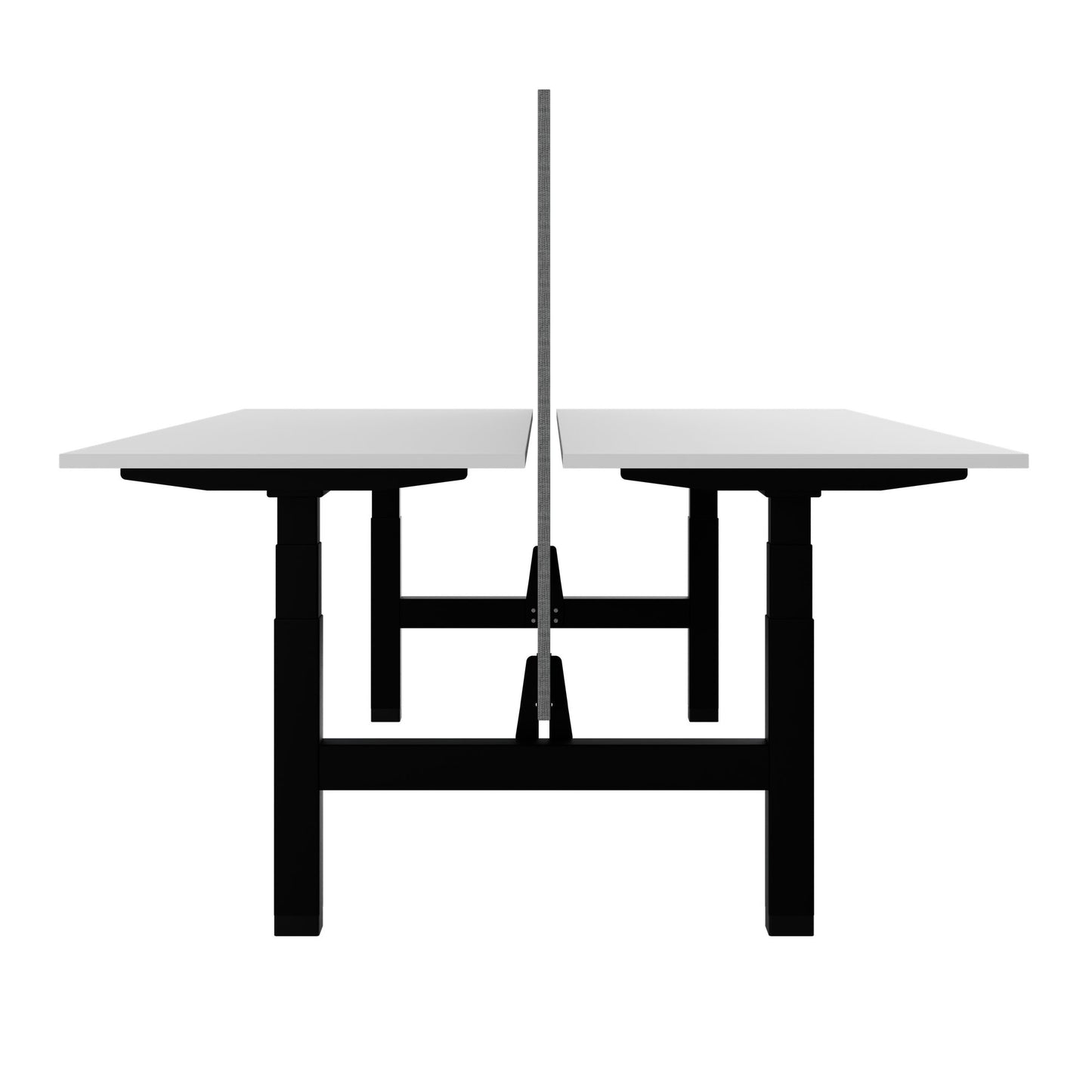 Bureau TELDRA Pro Team | 1600-1800 mm, réglable en hauteur électriquement, blanc