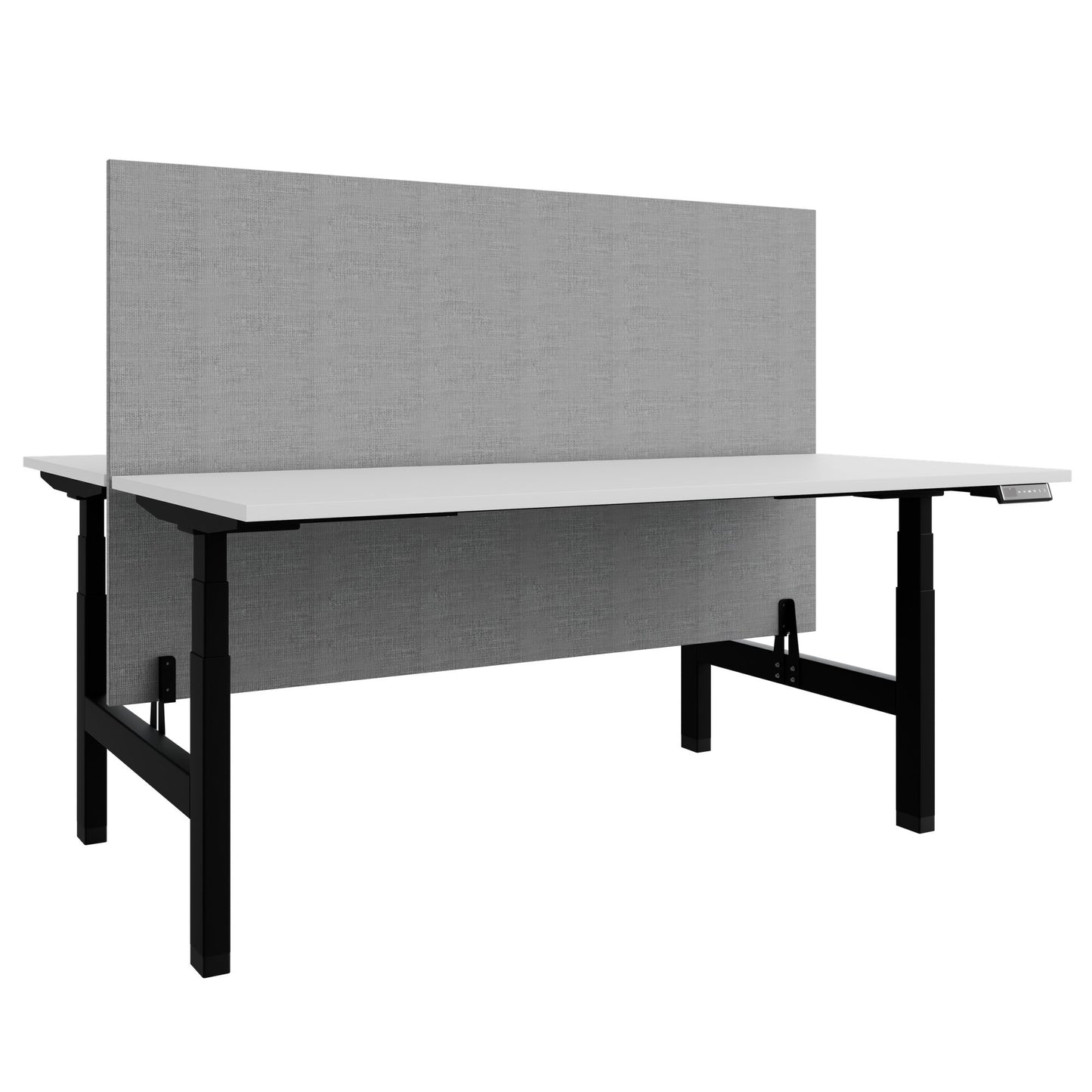 Bureau TELDRA Pro Team | 1600-1800 mm, réglable en hauteur électriquement, blanc
