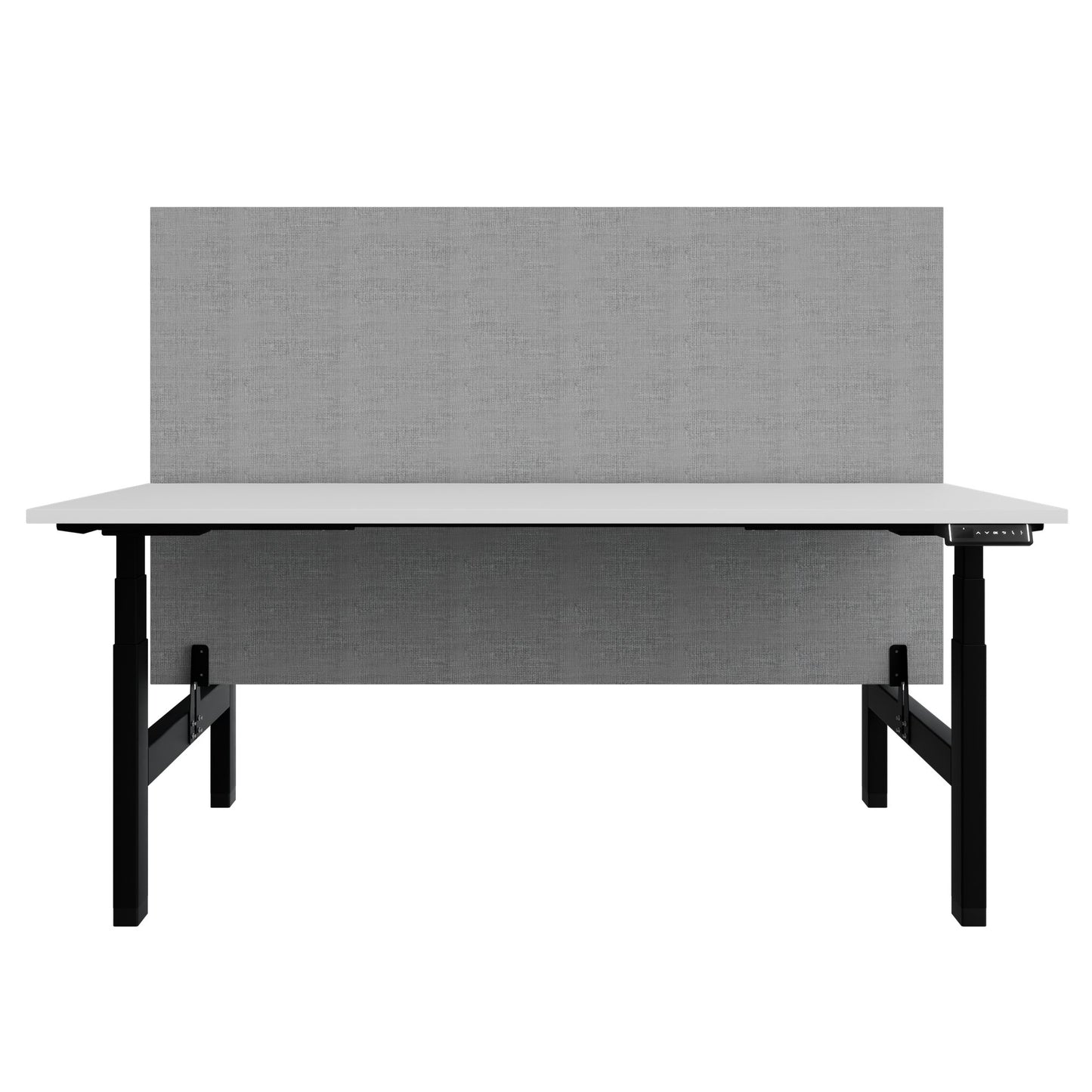 Bureau TELDRA Pro Team | 1600-1800 mm, réglable en hauteur électriquement, blanc