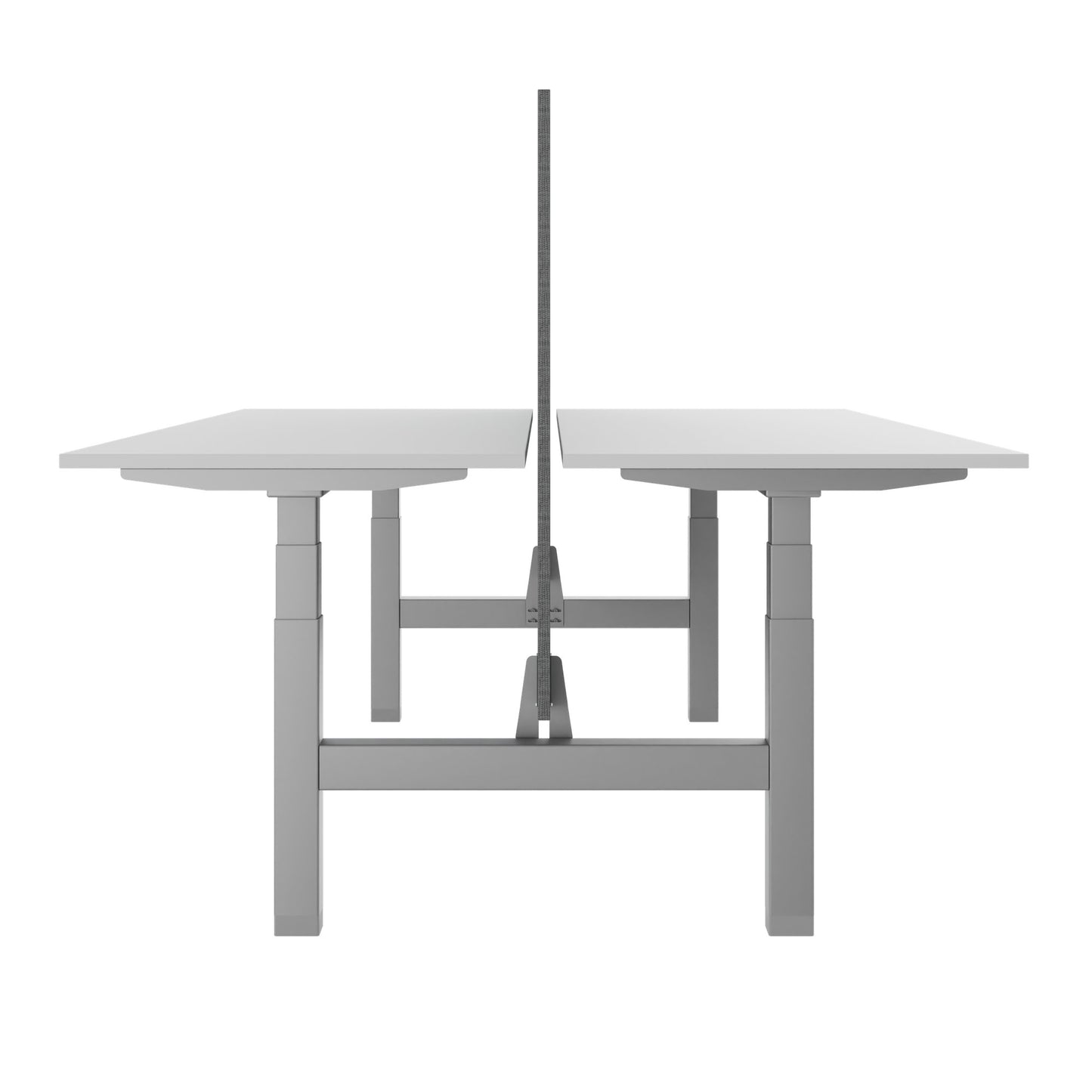 Bureau TELDRA Pro Team | 1600-1800 mm, réglable en hauteur électriquement, blanc