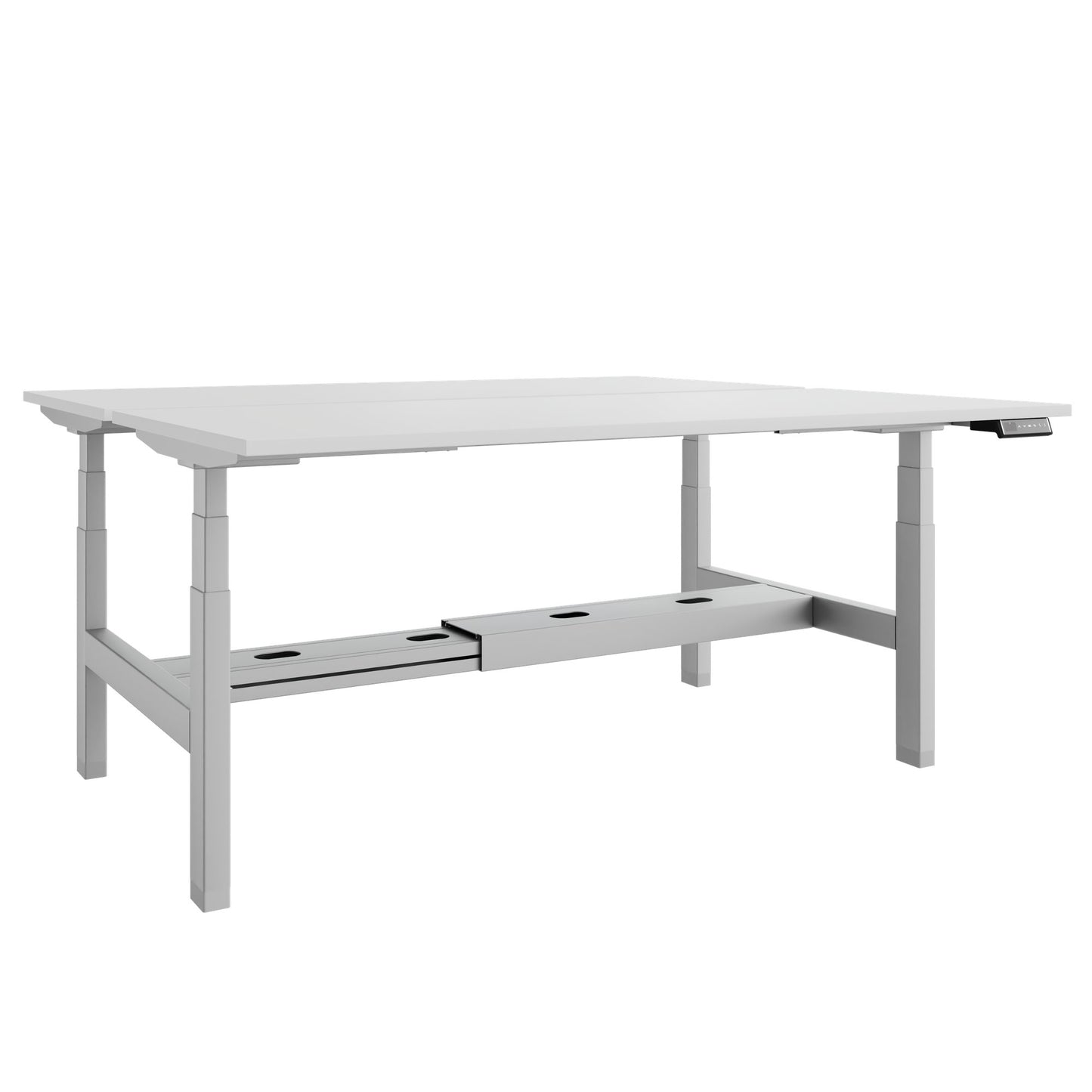 Bureau TELDRA Pro Team | 1600-1800 mm, réglable en hauteur électriquement, blanc