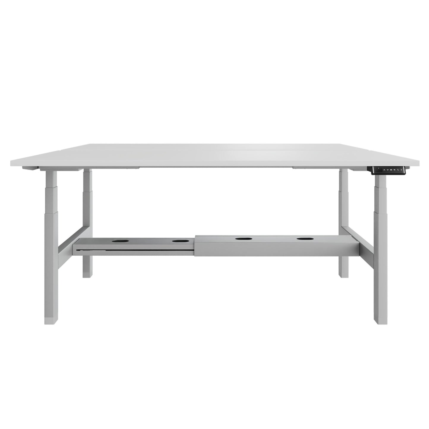 Bureau TELDRA Pro Team | 1600-1800 mm, réglable en hauteur électriquement, blanc