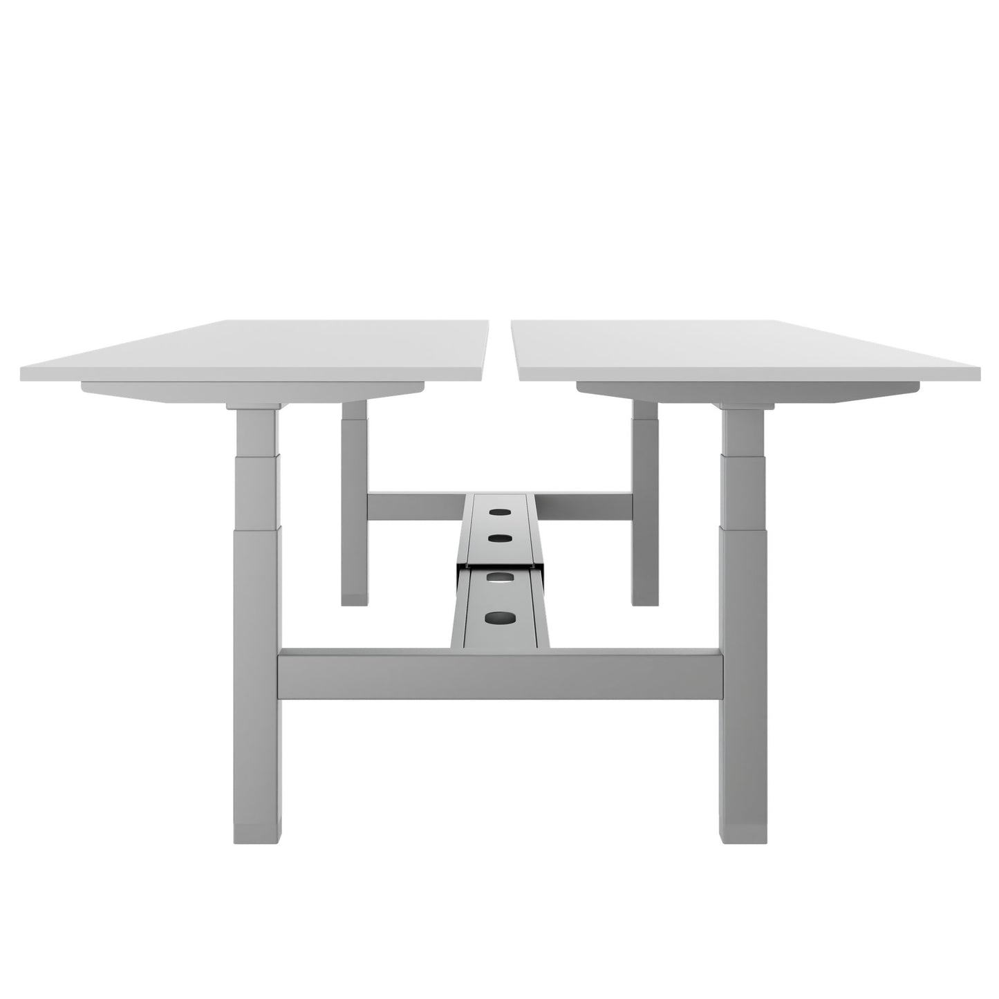 Bureau TELDRA Pro Team | 1600-1800 mm, réglable en hauteur électriquement, blanc