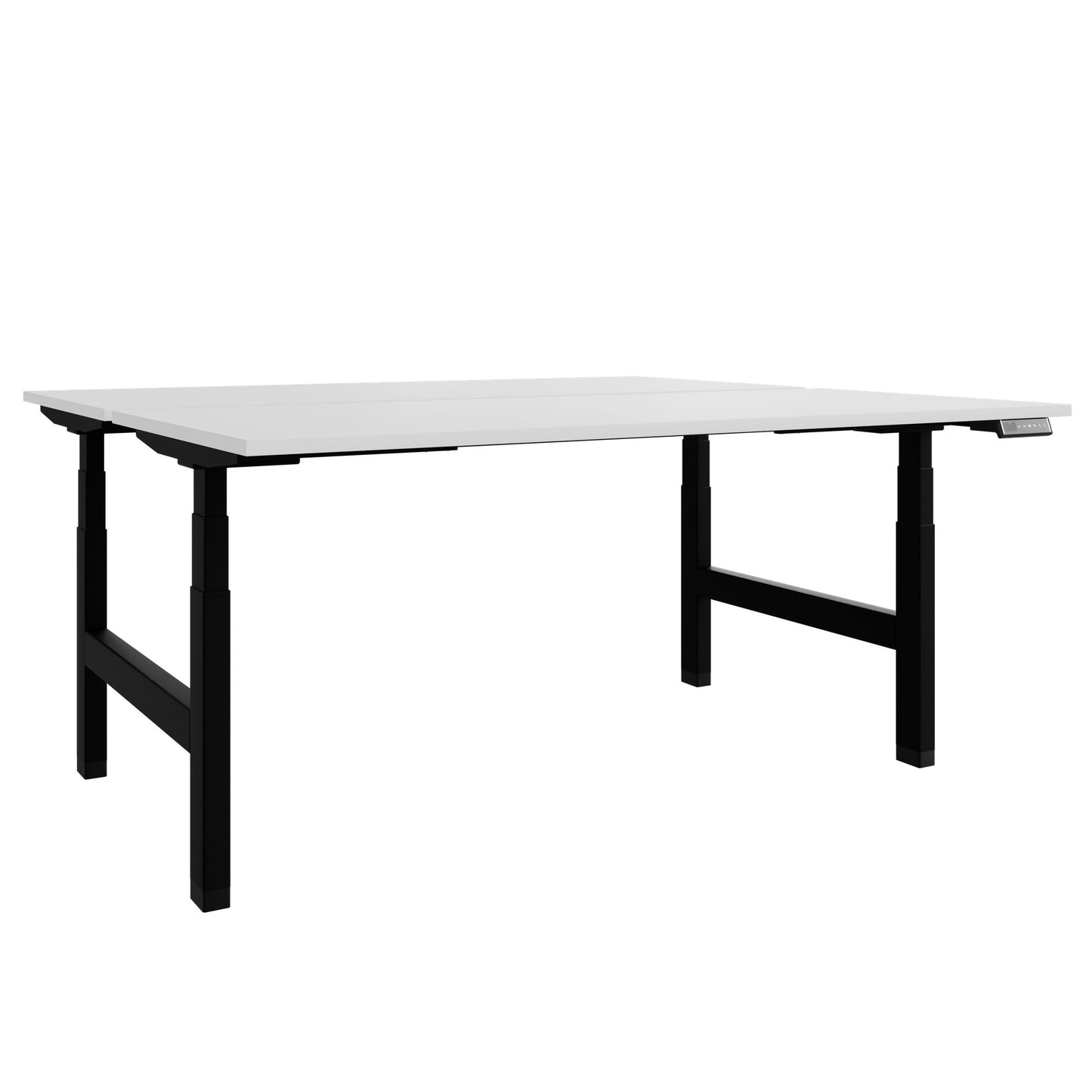 Bureau TELDRA Pro Team | 1600-1800 mm, réglable en hauteur électriquement, blanc