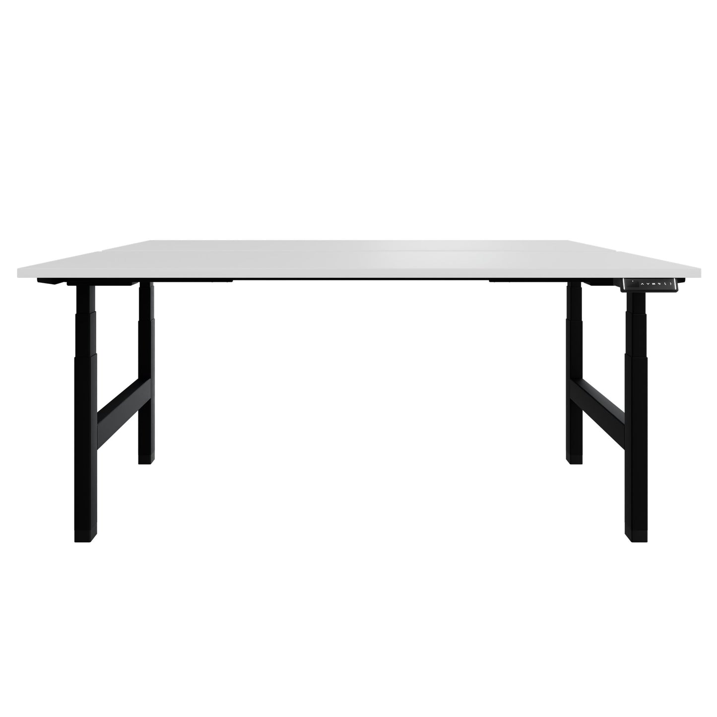 Bureau TELDRA Pro Team | 1600-1800 mm, réglable en hauteur électriquement, blanc