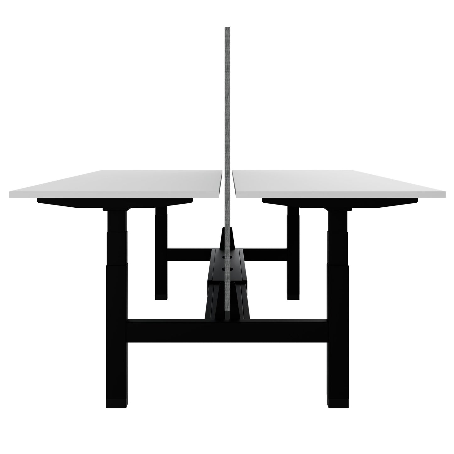 Bureau TELDRA Pro Team | 1600-1800 mm, réglable en hauteur électriquement, blanc