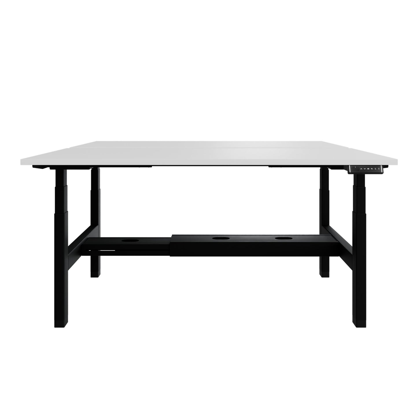 Bureau TELDRA Pro Team | 1600-1800 mm, réglable en hauteur électriquement, blanc