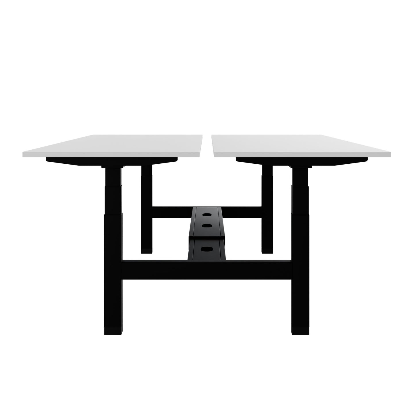 Bureau TELDRA Pro Team | 1600-1800 mm, réglable en hauteur électriquement, blanc