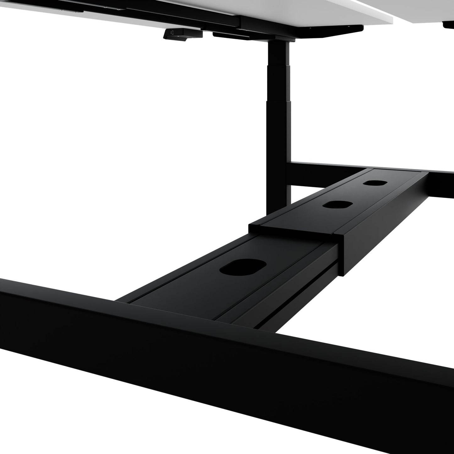 Bureau TELDRA Pro Team | 1600-1800 mm, réglable en hauteur électriquement, blanc