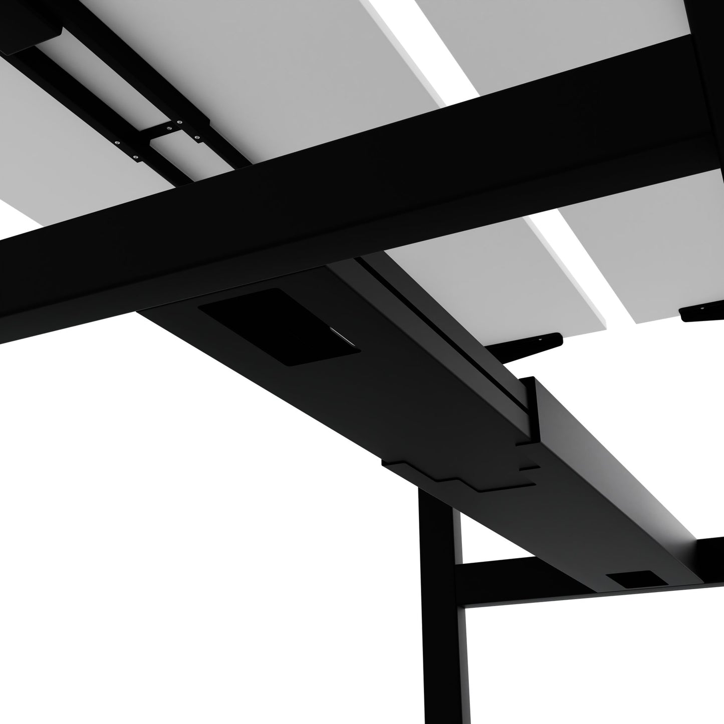 Bureau TELDRA Pro Team | 1600-1800 mm, réglable en hauteur électriquement, blanc