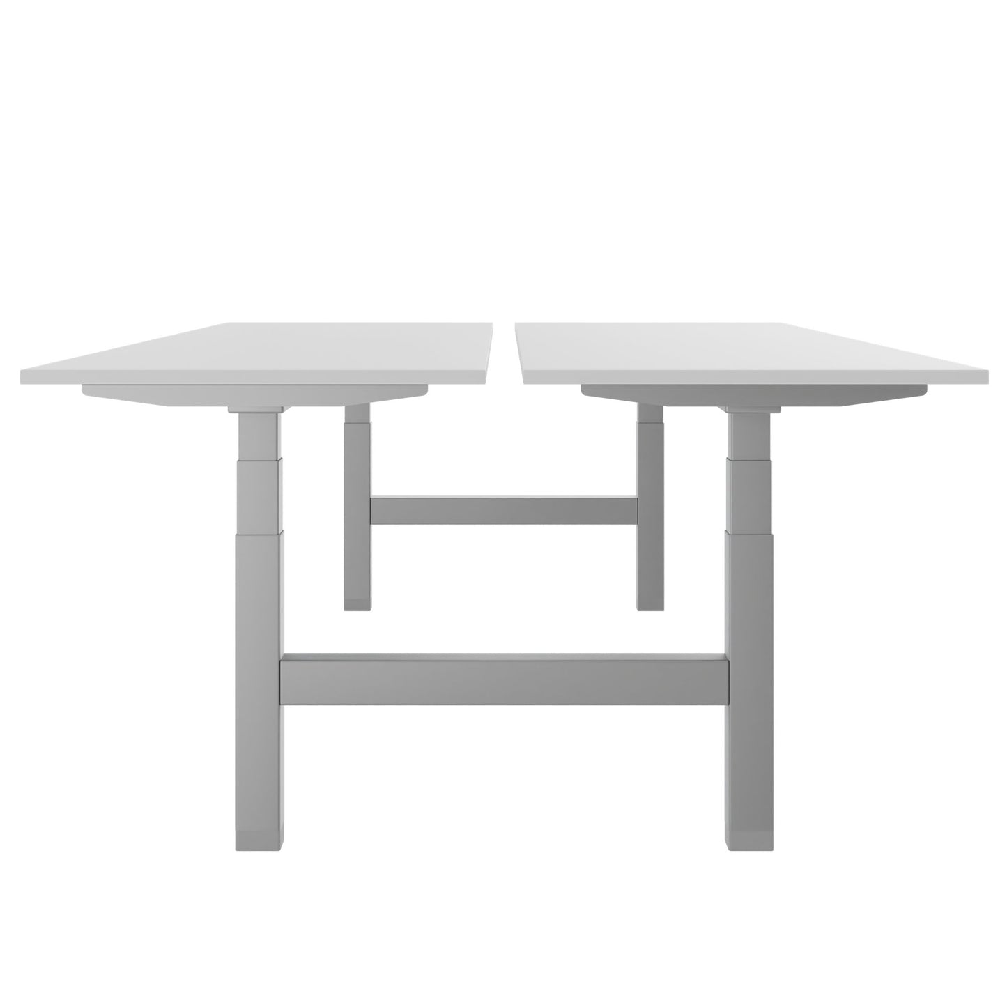 Bureau TELDRA Pro Team | 1600-1800 mm, réglable en hauteur électriquement, blanc