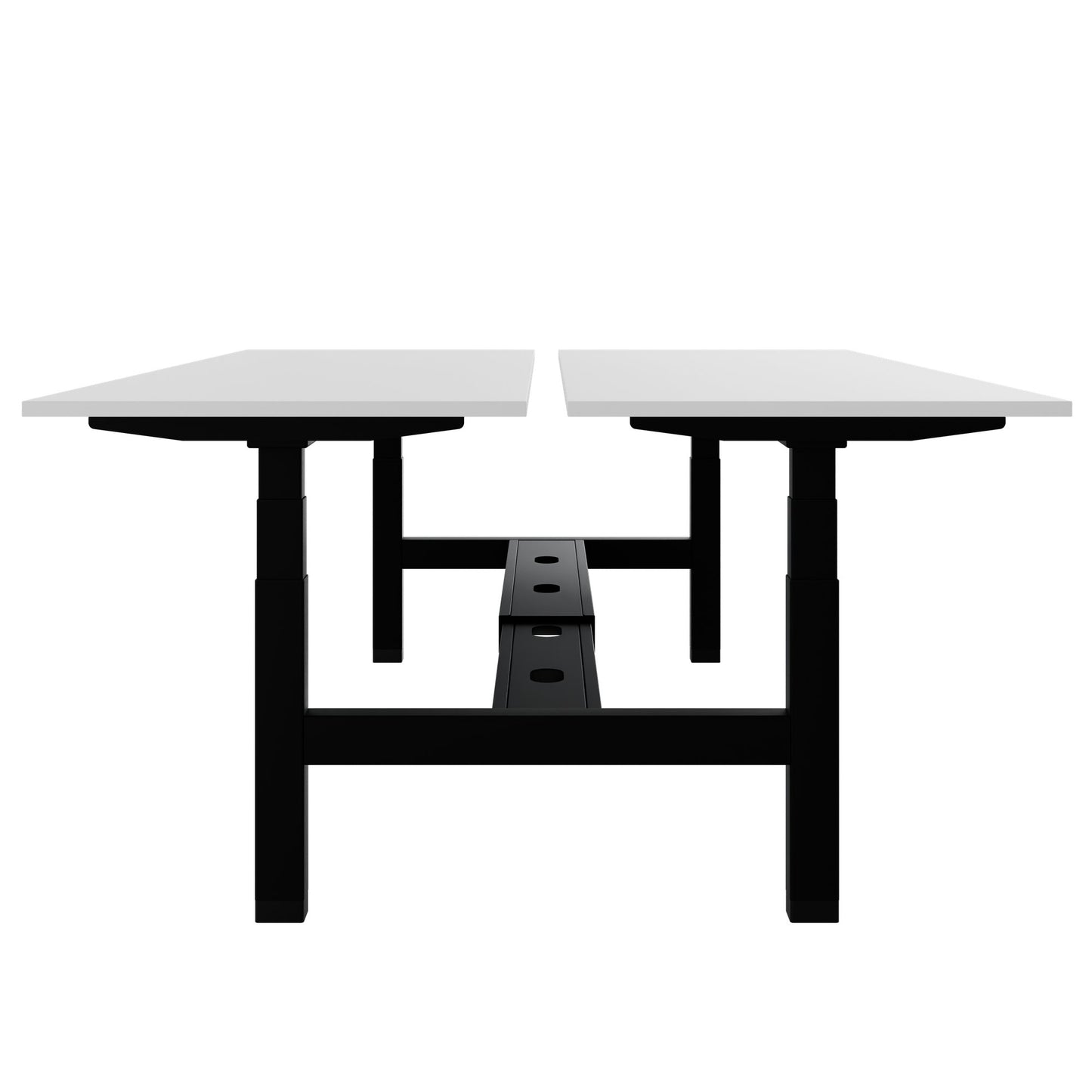 Bureau TELDRA Pro Team | 1600-1800 mm, réglable en hauteur électriquement, blanc