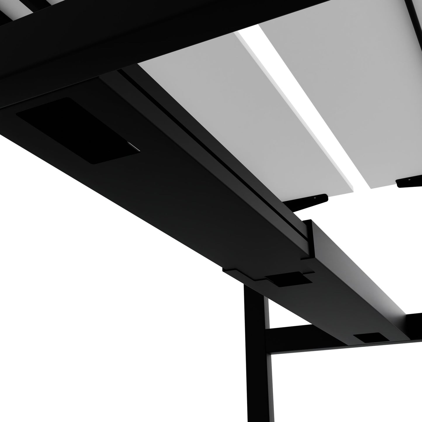 Bureau TELDRA Pro Team | 1600-1800 mm, réglable en hauteur électriquement, blanc