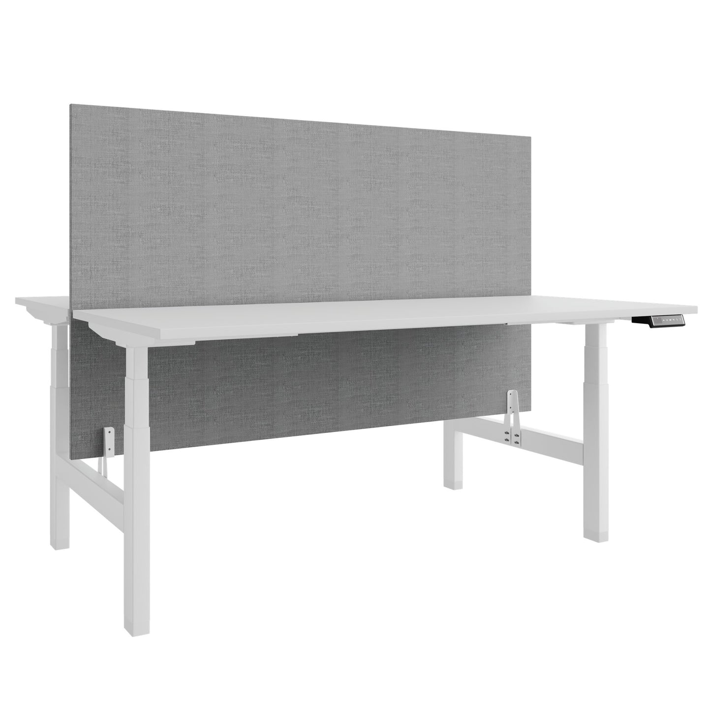 Bureau TELDRA Pro Team | 1600-1800 mm, réglable en hauteur électriquement, blanc