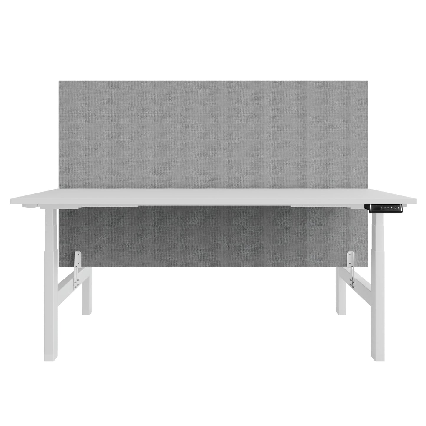 Bureau TELDRA Pro Team | 1600-1800 mm, réglable en hauteur électriquement, blanc