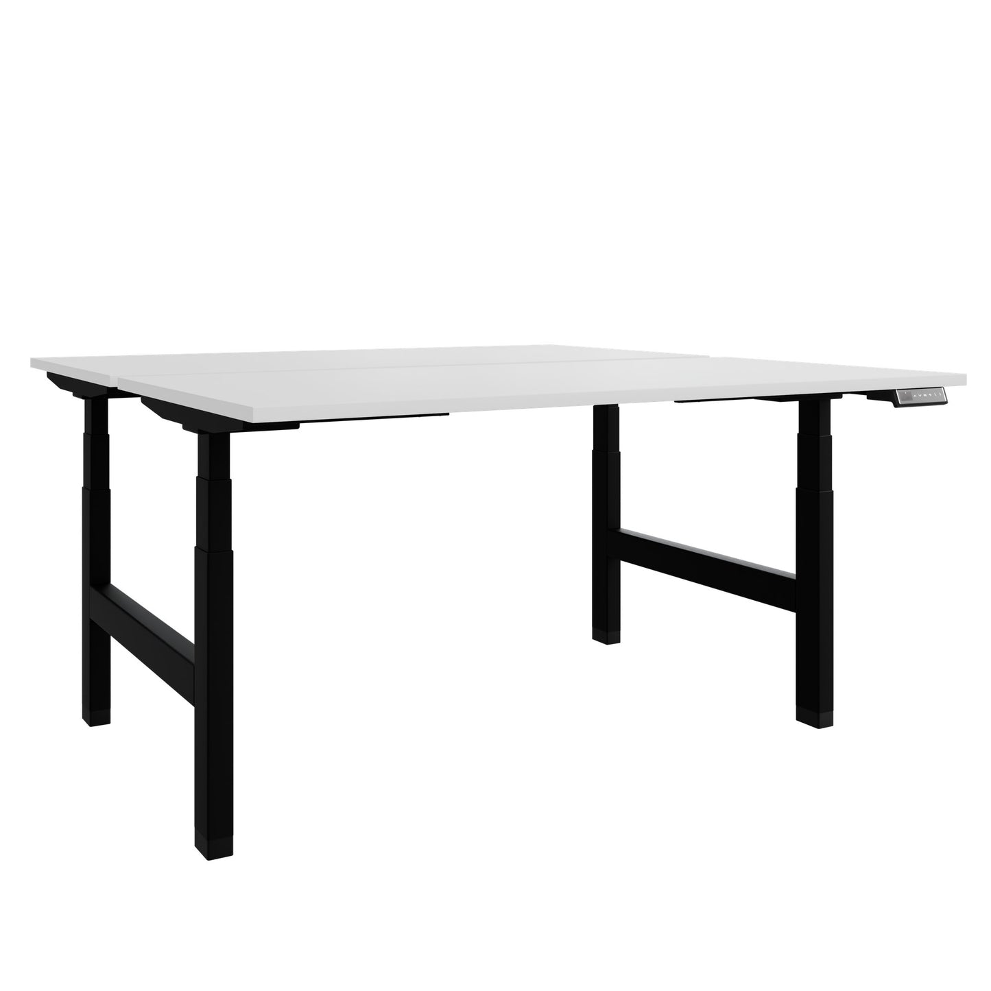 Bureau TELDRA Pro Team | 1600-1800 mm, réglable en hauteur électriquement, blanc