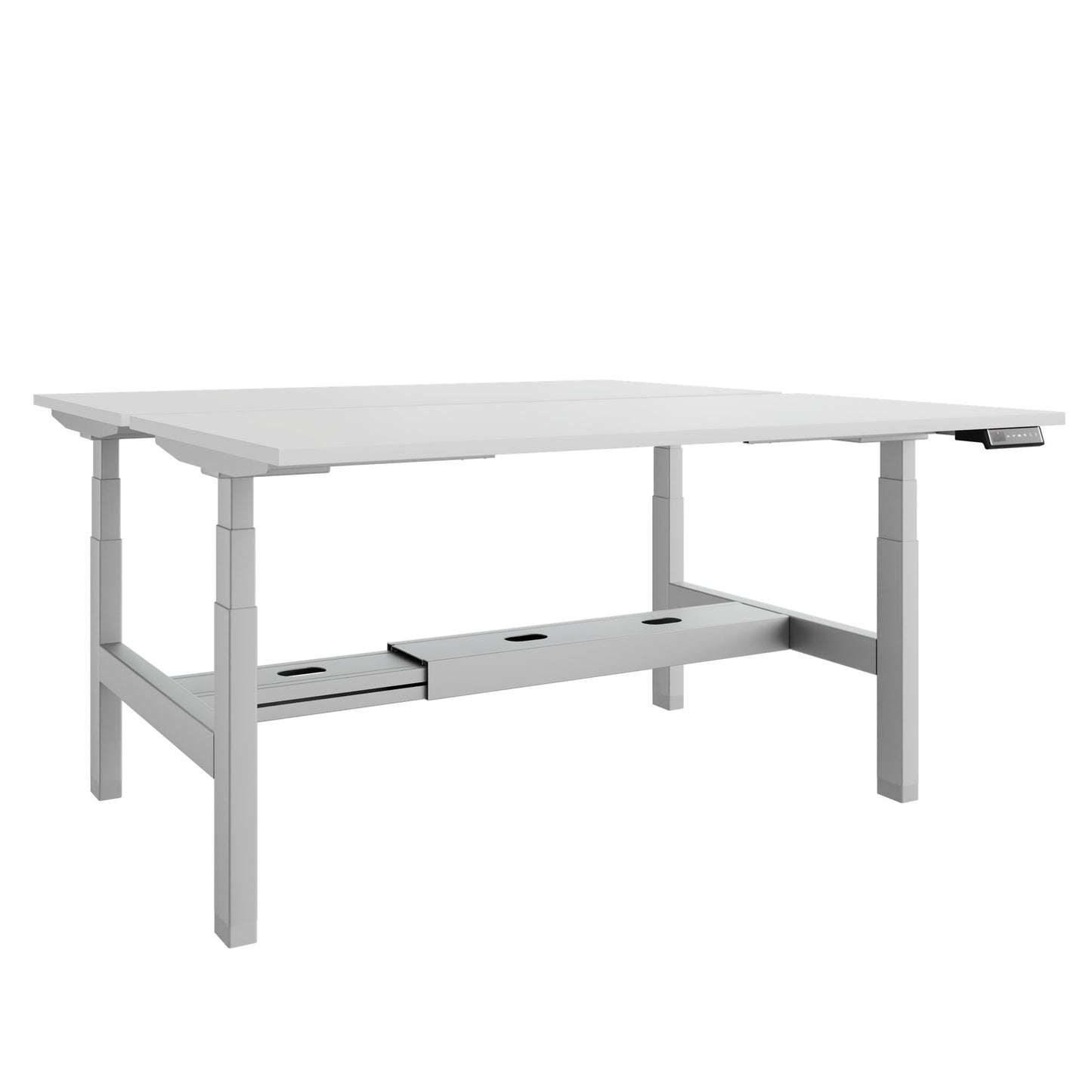 Bureau TELDRA Pro Team | 1600-1800 mm, réglable en hauteur électriquement, blanc