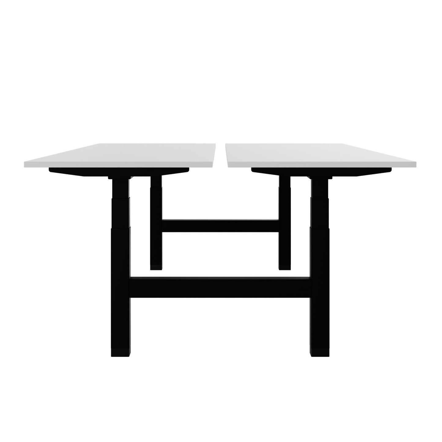 Bureau TELDRA Pro Team | 1600-1800 mm, réglable en hauteur électriquement, blanc