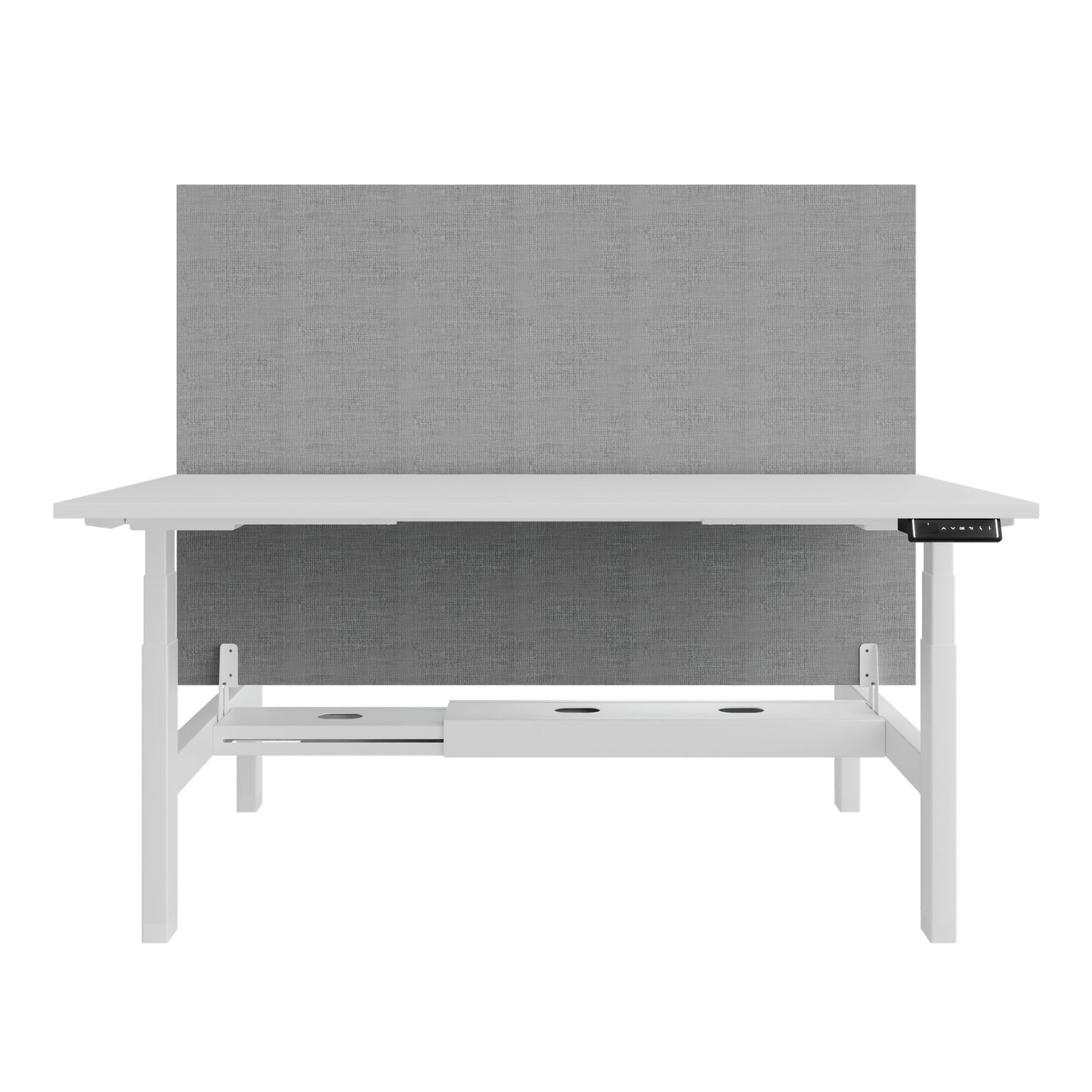 Bureau TELDRA Pro Team | 1600-1800 mm, réglable en hauteur électriquement, blanc