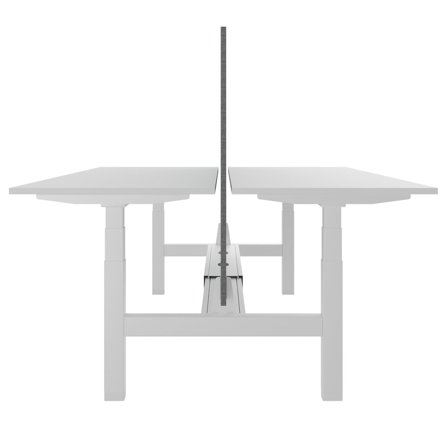 Bureau TELDRA Pro Team | 1600-1800 mm, réglable en hauteur électriquement, blanc