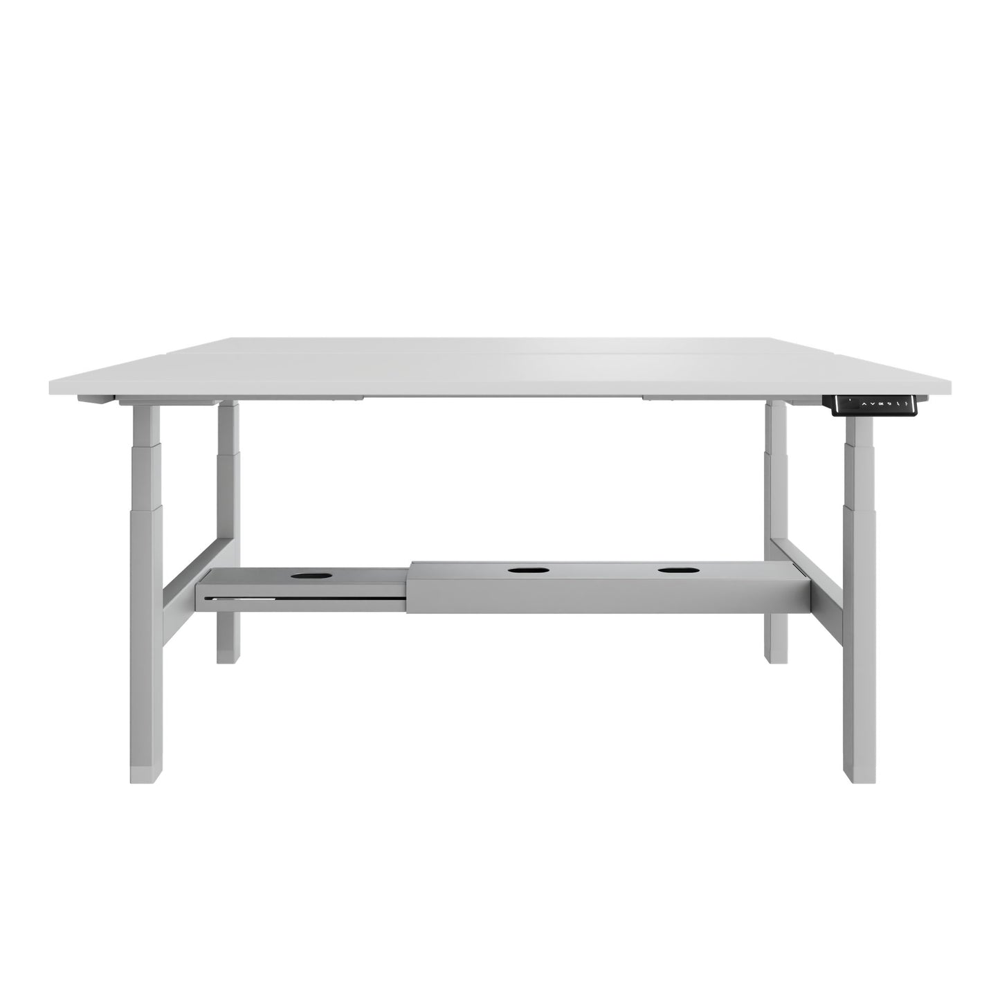 Bureau TELDRA Pro Team | 1600-1800 mm, réglable en hauteur électriquement, blanc